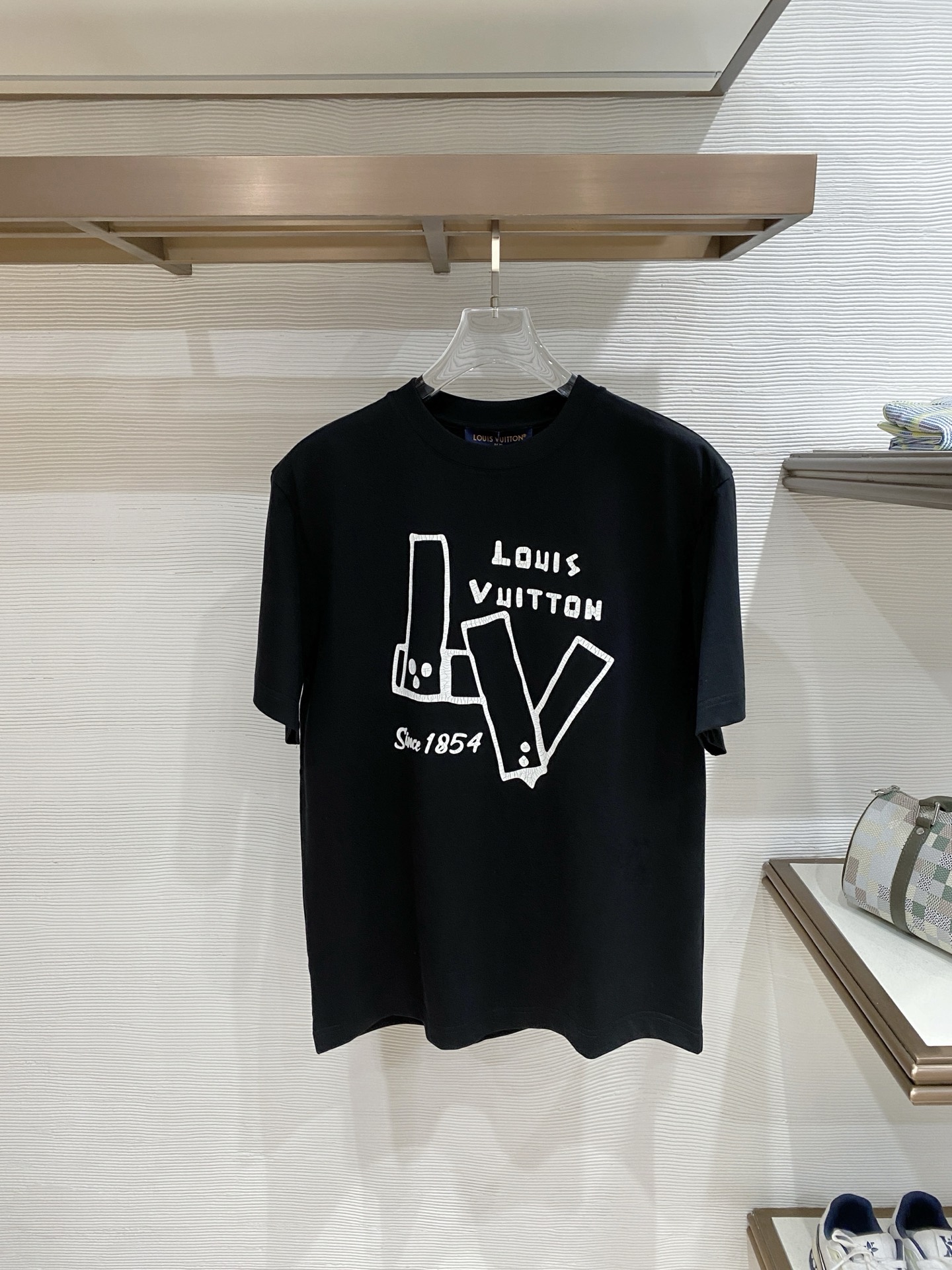 Louis Vuitton Basic Clothing Cotton Black S-l-xxl