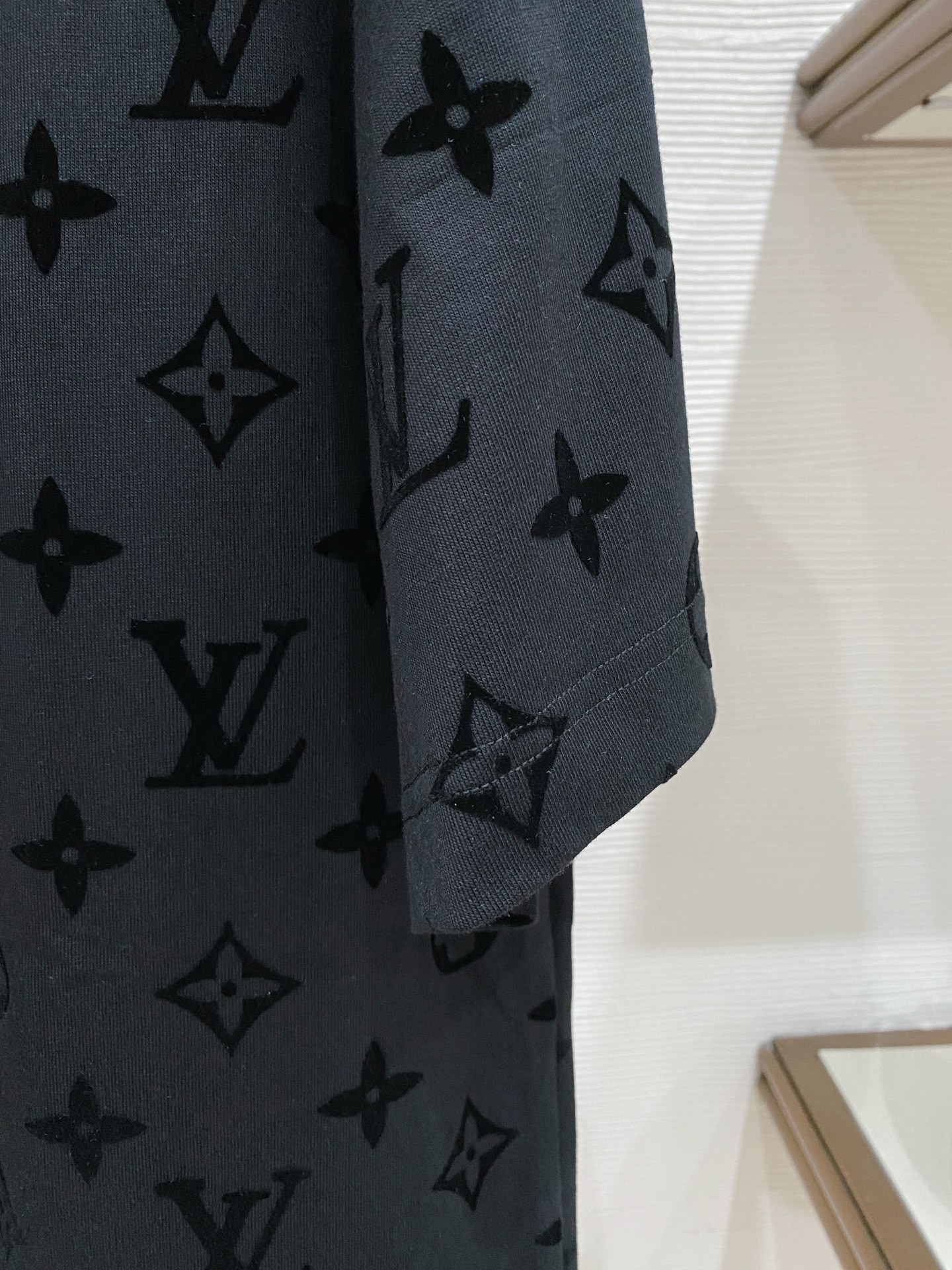 Louis Vuitton Basic Clothing Cotton Black S-l-xxl