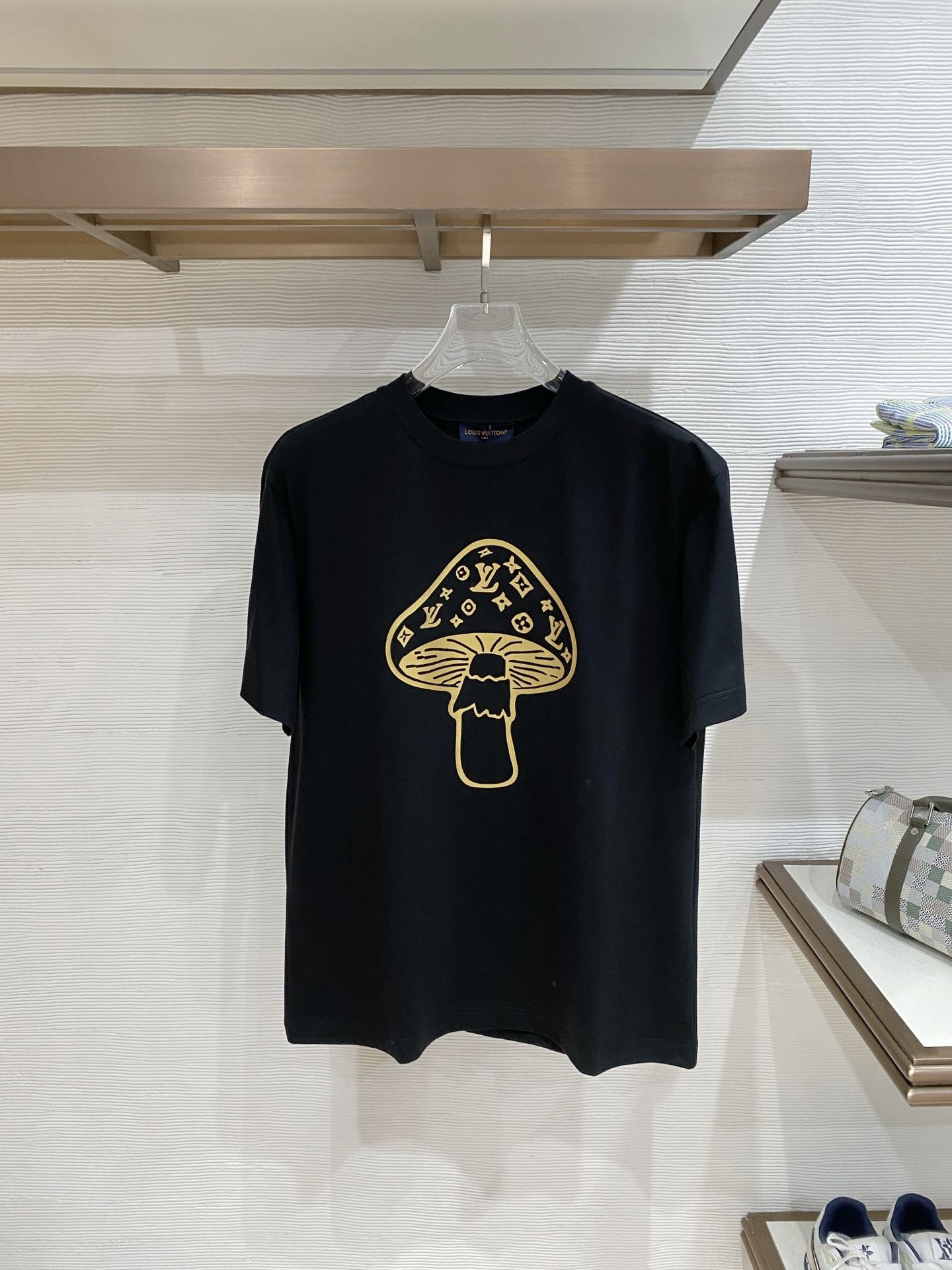 Louis Vuitton Basic Clothing Cotton Black S-l-xxl