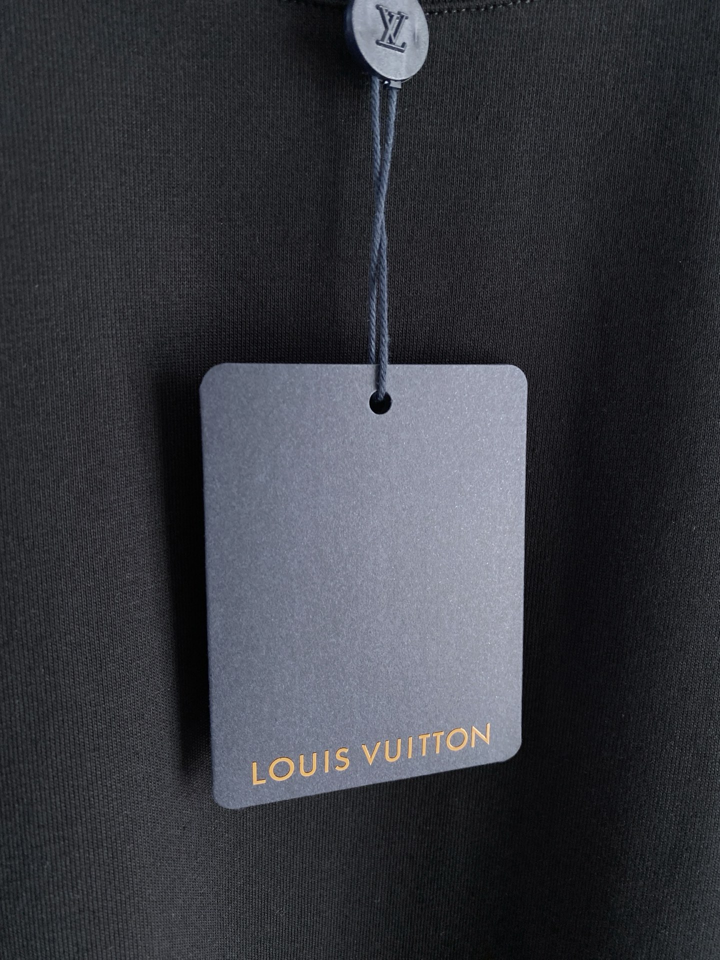 Louis Vuitton Basic Clothing Cotton Black S-l-xxl