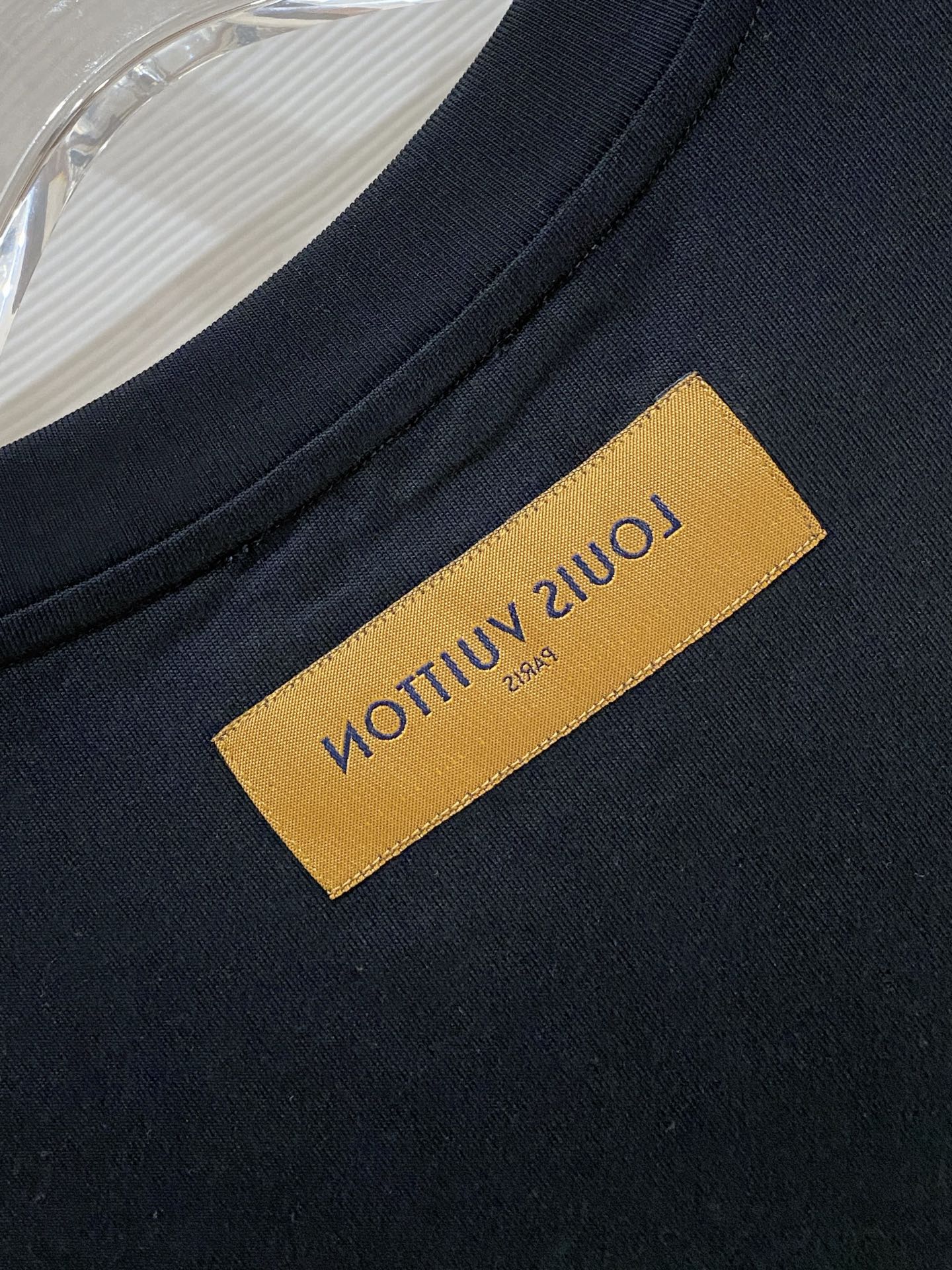 Louis Vuitton Basic Clothing Cotton Black S-l-xxl