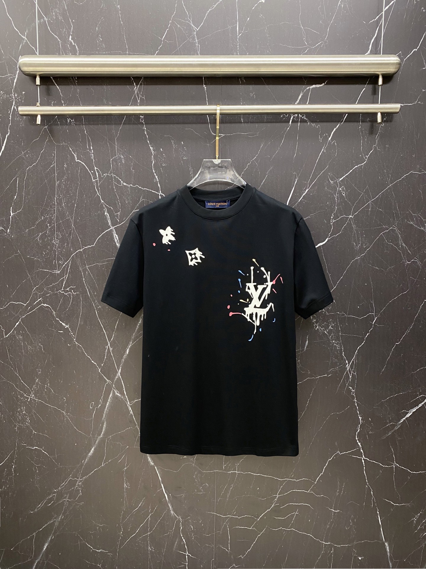 Louis Vuitton Basic Clothing Cotton Black S-l-xxl