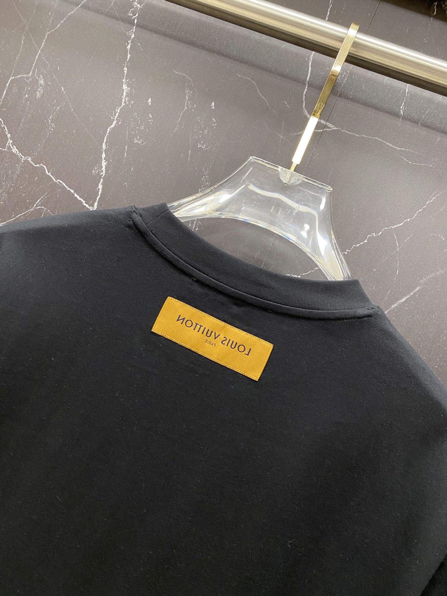 Louis Vuitton Basic Clothing Cotton Black S-l-xxl