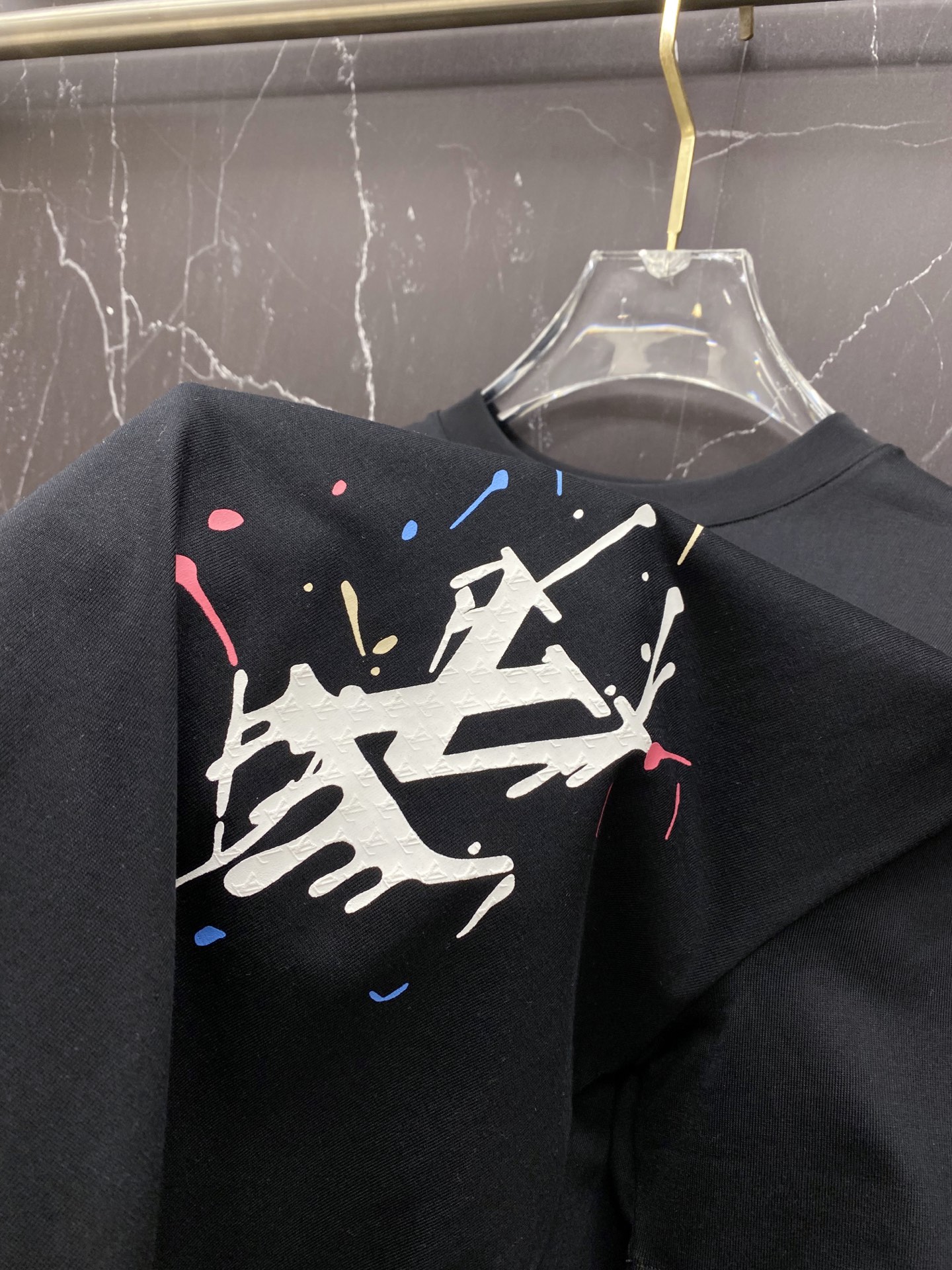 Louis Vuitton Basic Clothing Cotton Black S-l-xxl