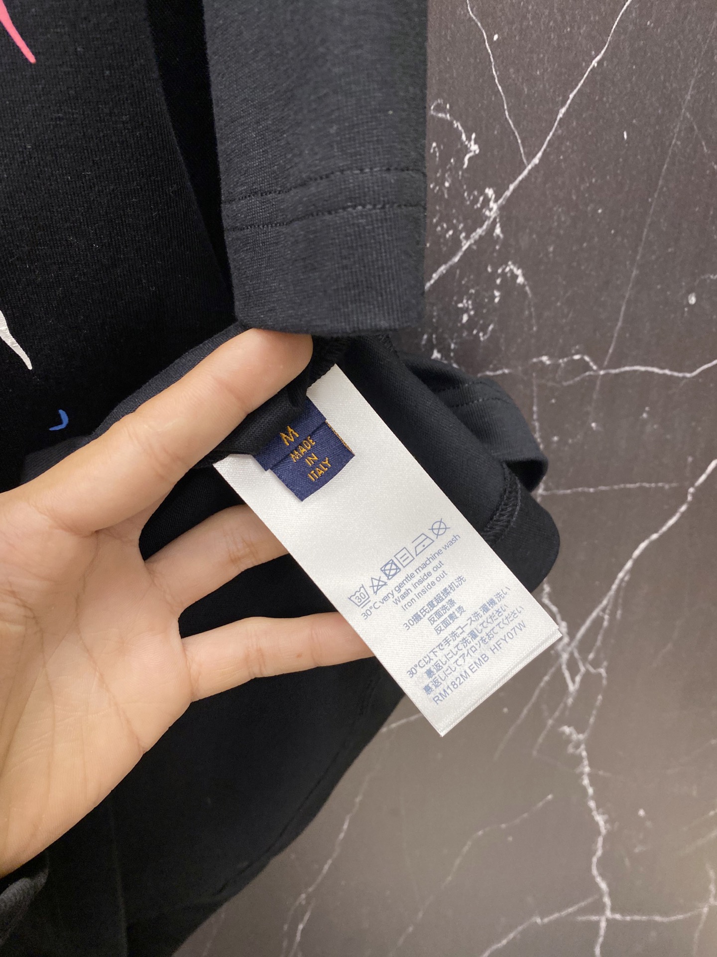 Louis Vuitton Basic Clothing Cotton Black S-l-xxl