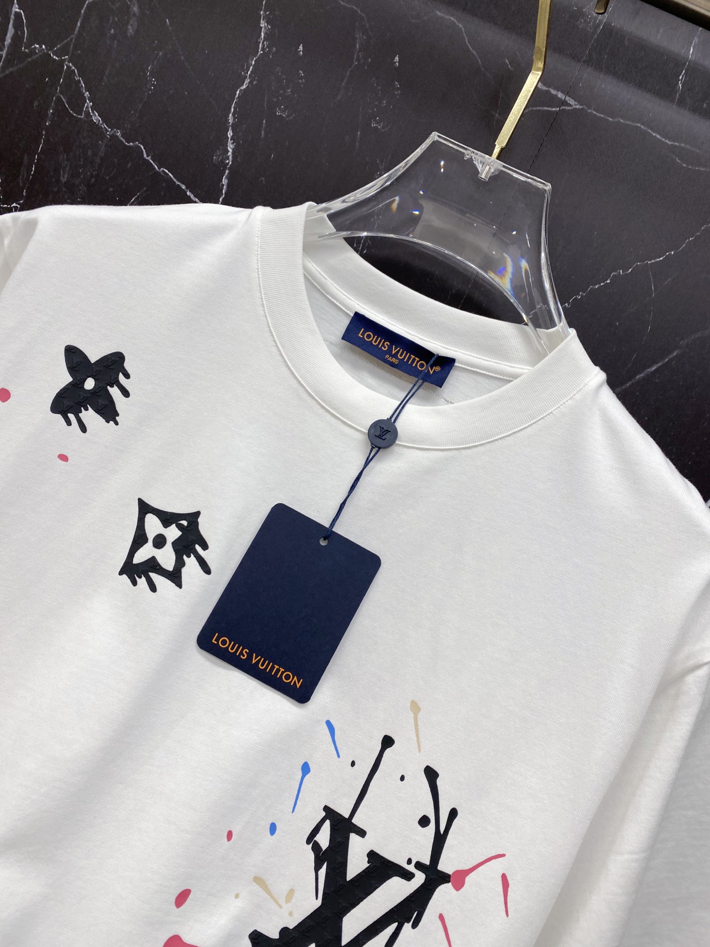 Louis Vuitton Basic Clothing Cotton Black S-l-xxl