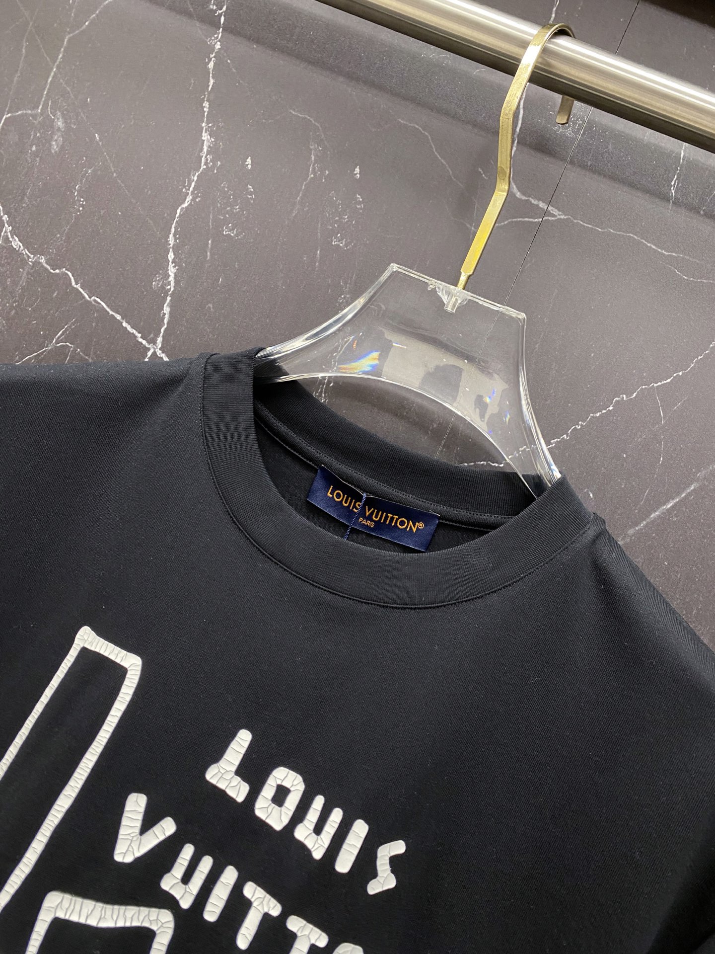 Louis Vuitton Basic Clothing Cotton Black S-l-xxl