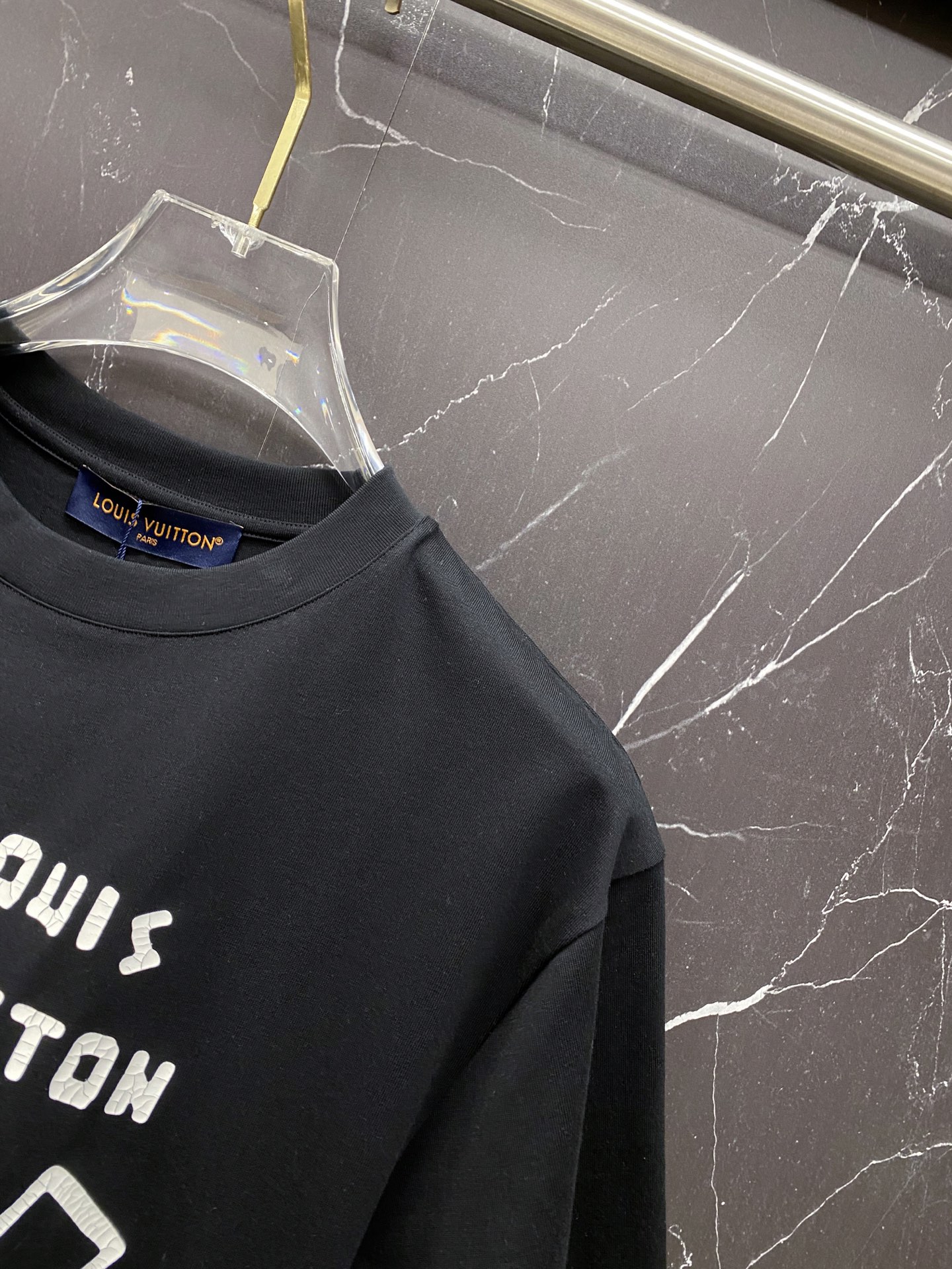 Louis Vuitton Basic Clothing Cotton Black S-l-xxl