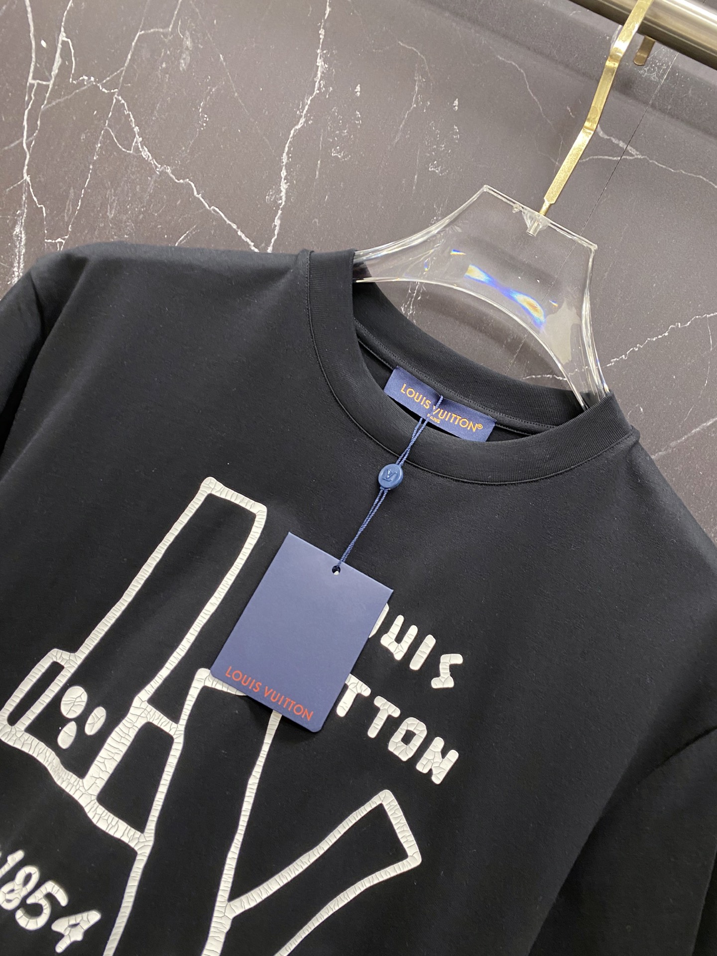 Louis Vuitton Basic Clothing Cotton Black S-l-xxl