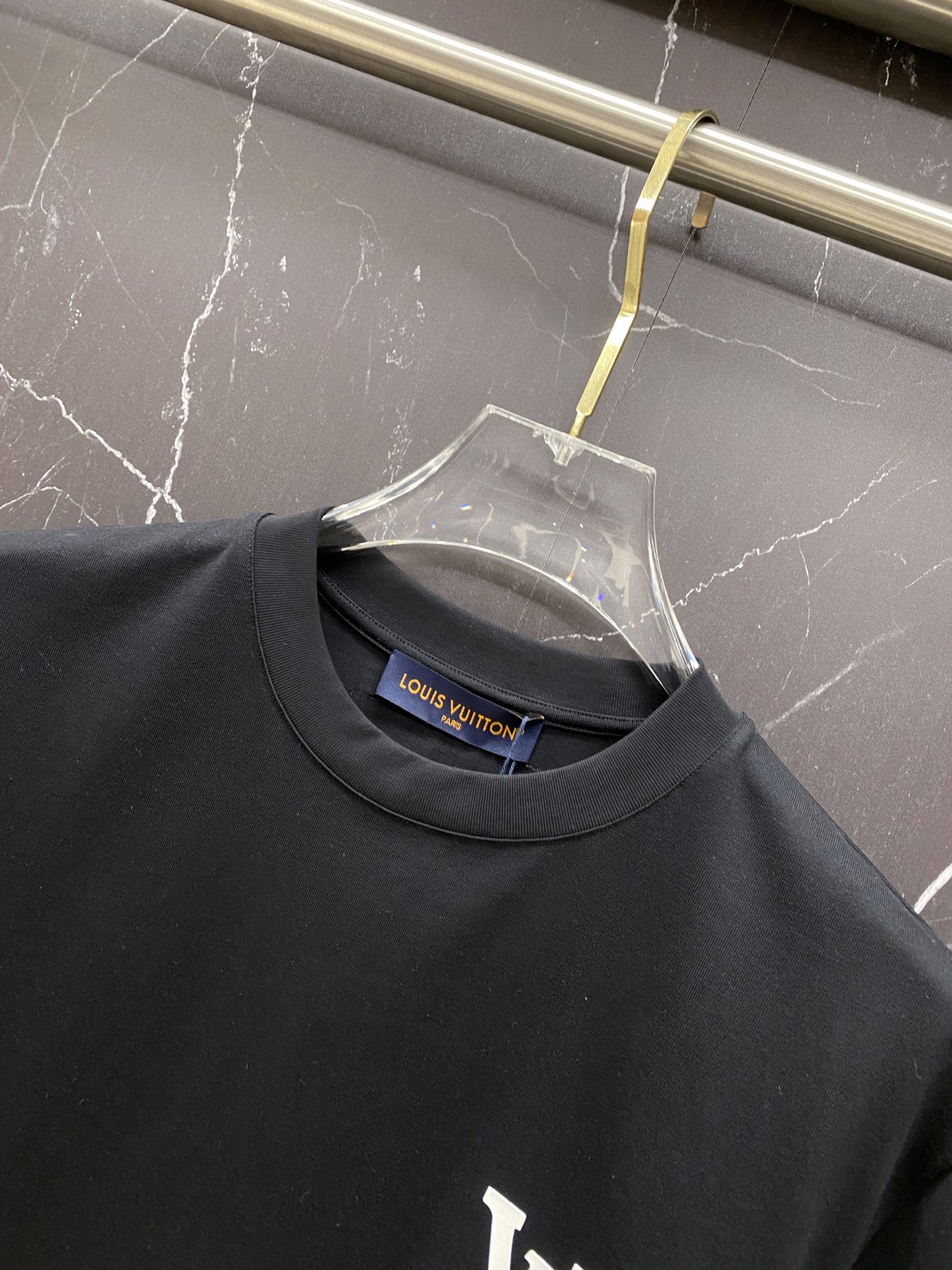 Louis Vuitton Basic Clothing Cotton Black S-l-xxl