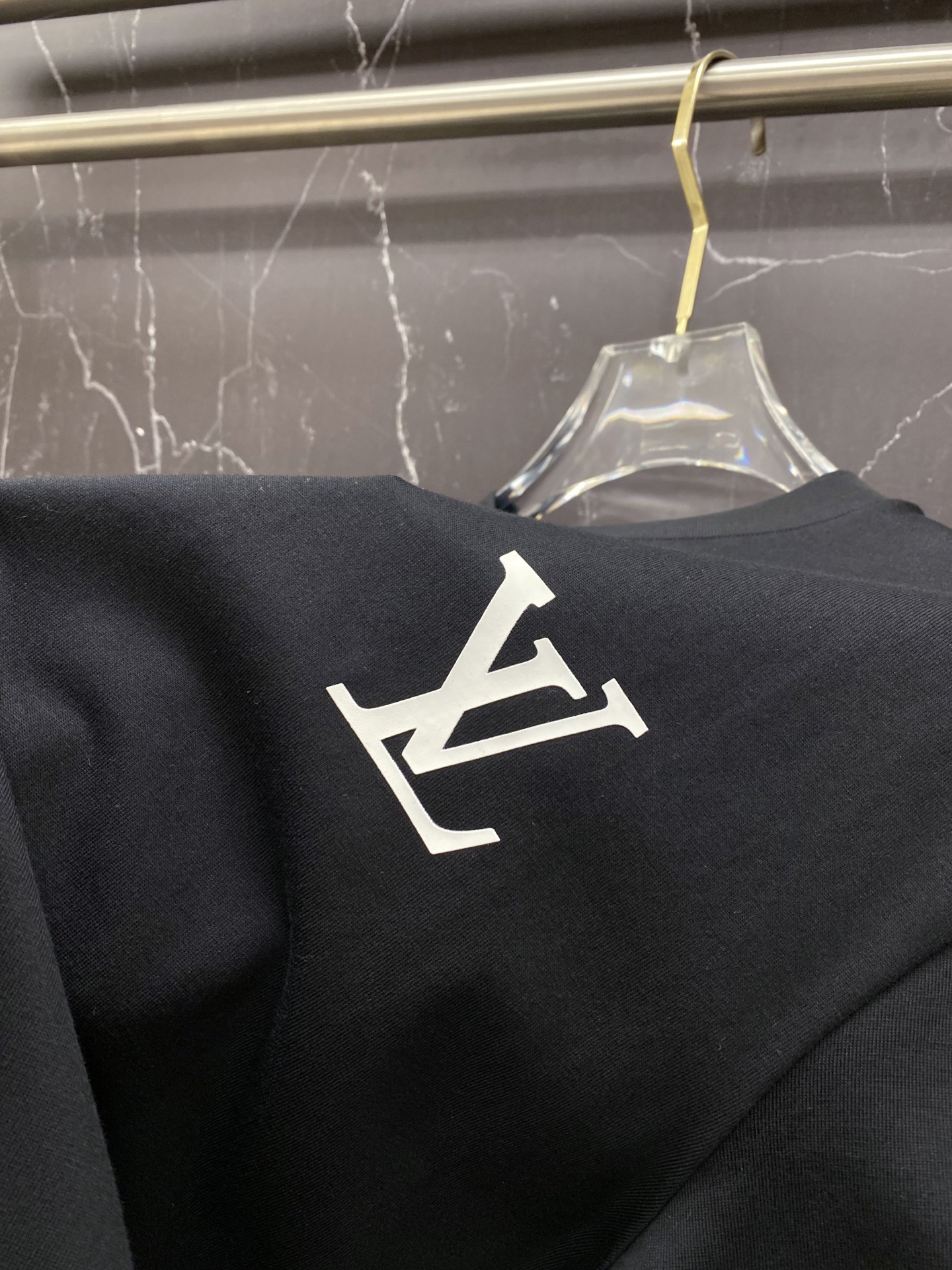 Louis Vuitton Basic Clothing Cotton Black S-l-xxl