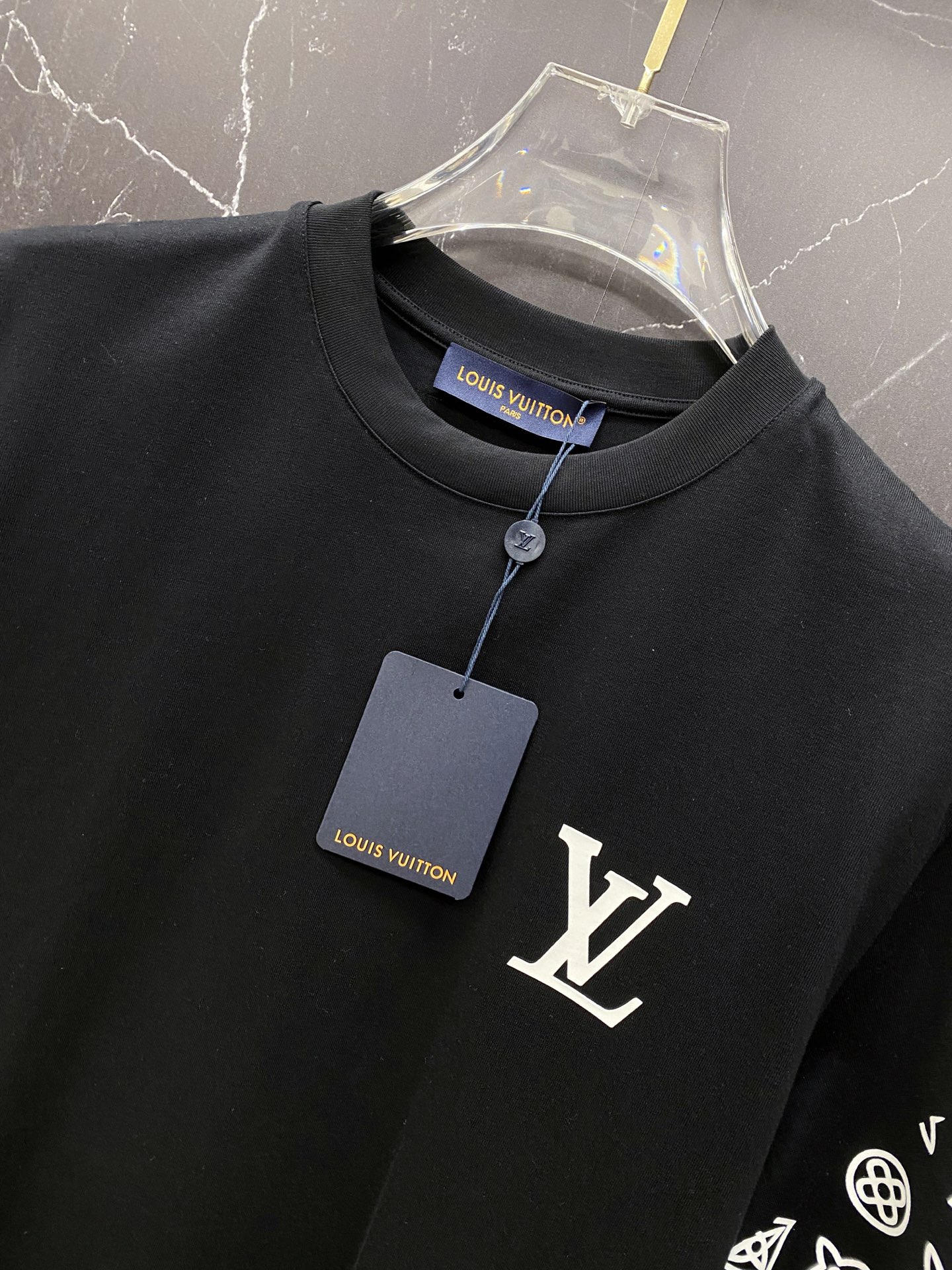 Louis Vuitton Basic Clothing Cotton Black S-l-xxl