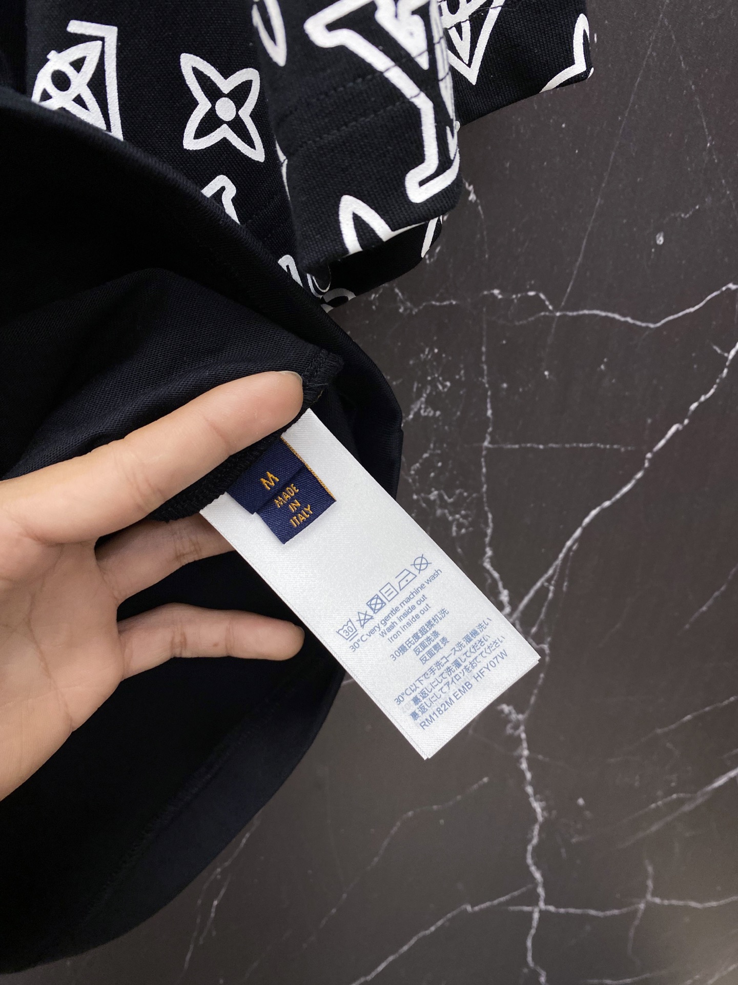 Louis Vuitton Basic Clothing Cotton Black S-l-xxl