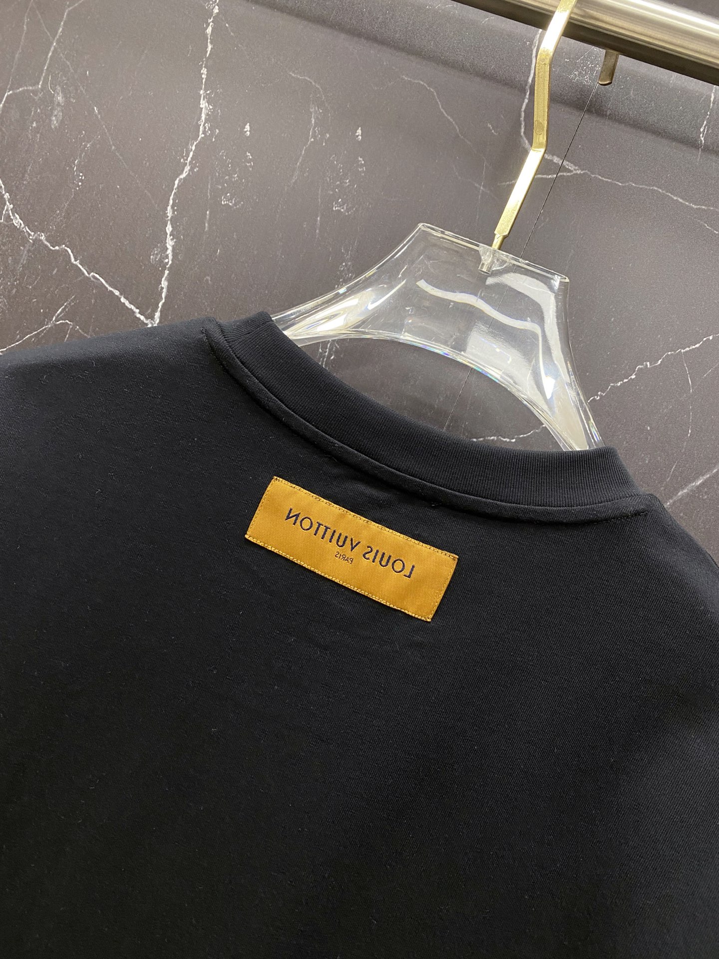 Louis Vuitton Basic Clothing Cotton Black S-l-xxl