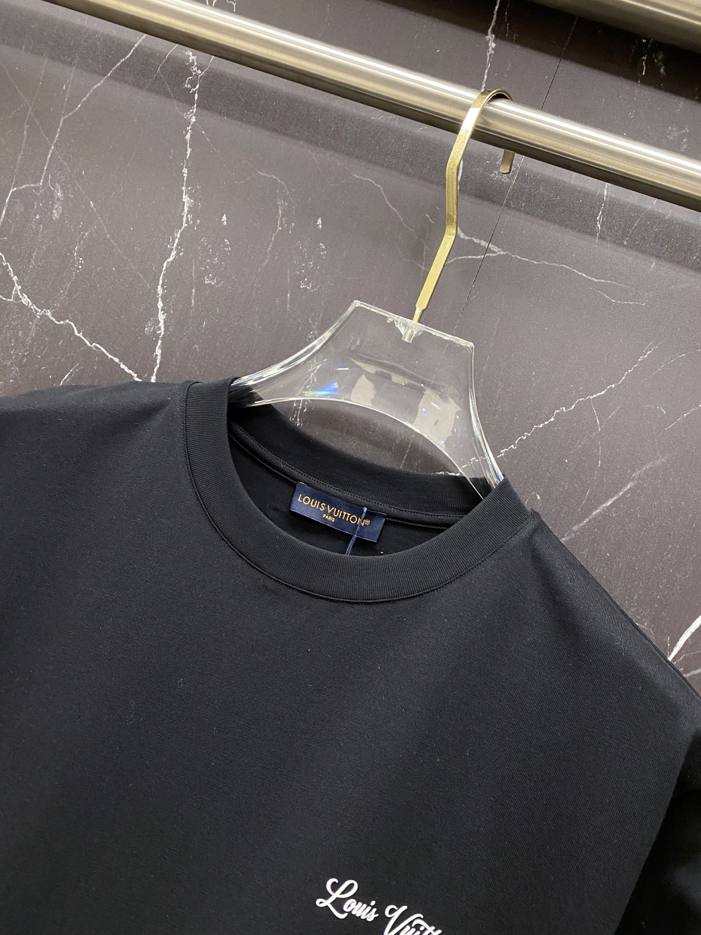 Louis Vuitton Basic Clothing Cotton Black S-l-xxl