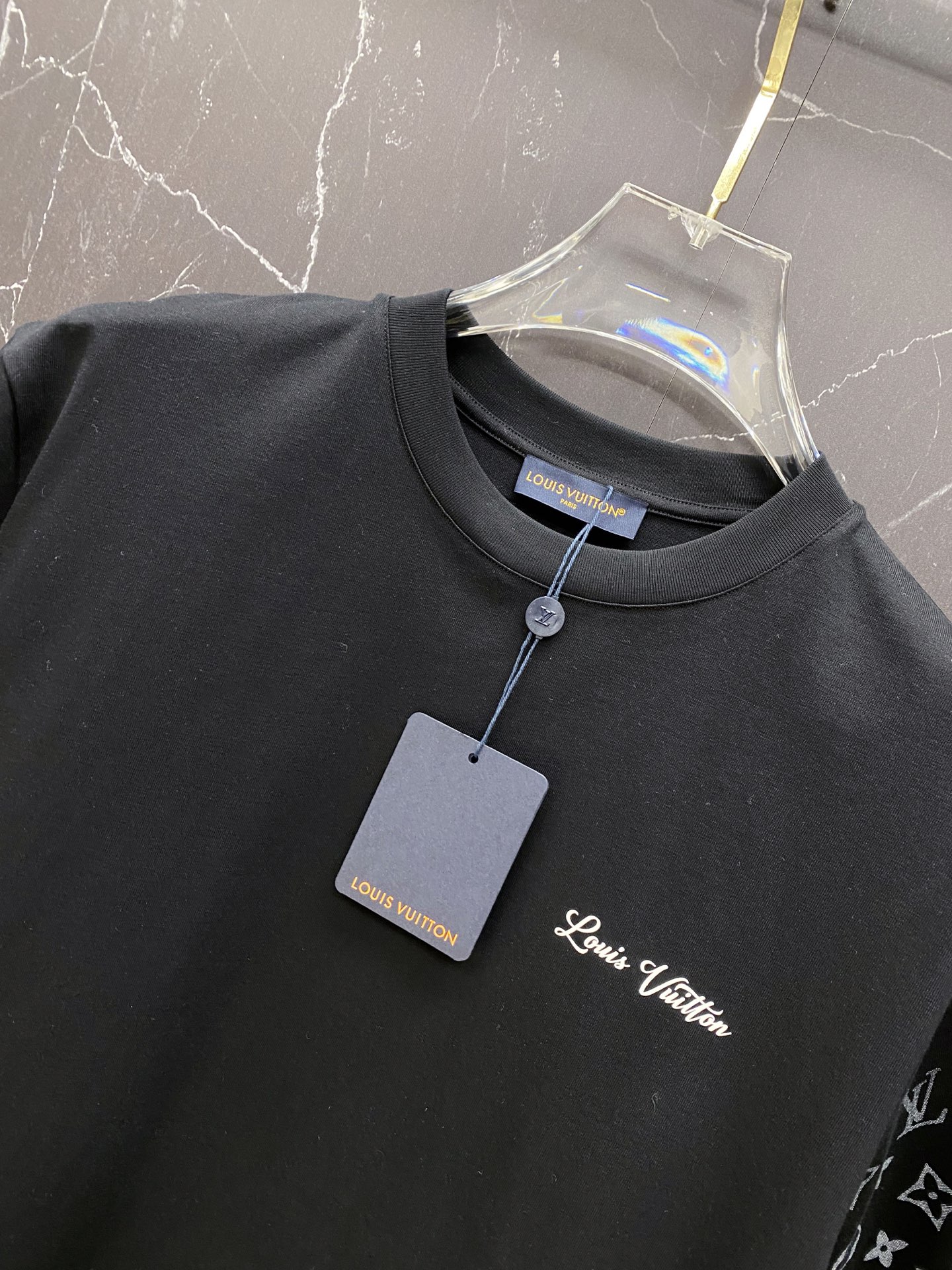 Louis Vuitton Basic Clothing Cotton Black S-l-xxl