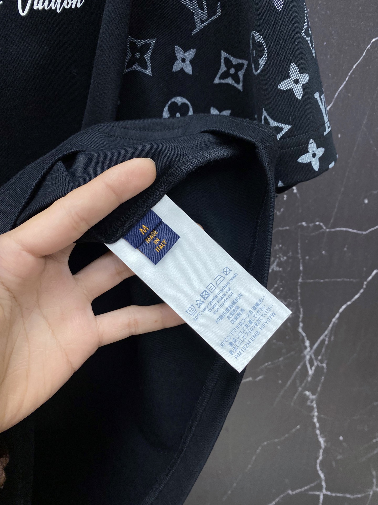 Louis Vuitton Basic Clothing Cotton Black S-l-xxl