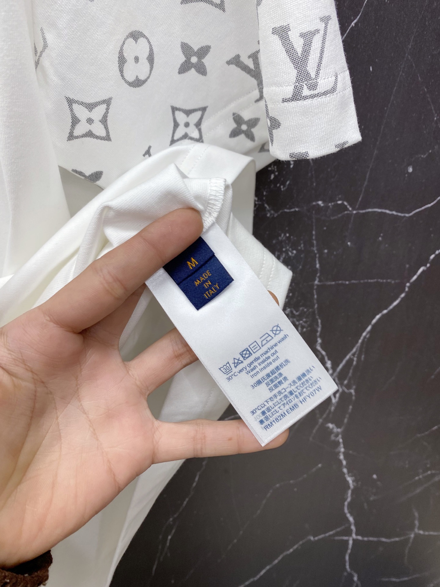 Louis Vuitton Basic Clothing Cotton Black S-l-xxl