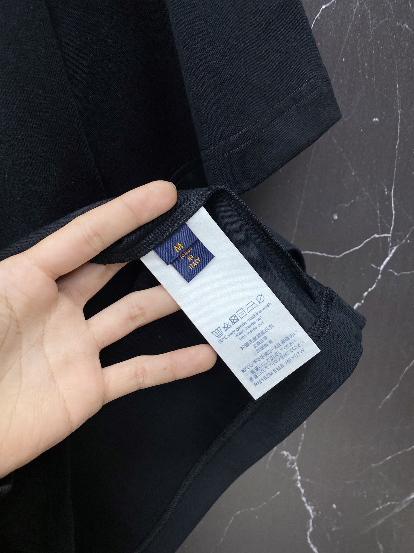 Louis Vuitton Basic Clothing Cotton Black S-l-xxl