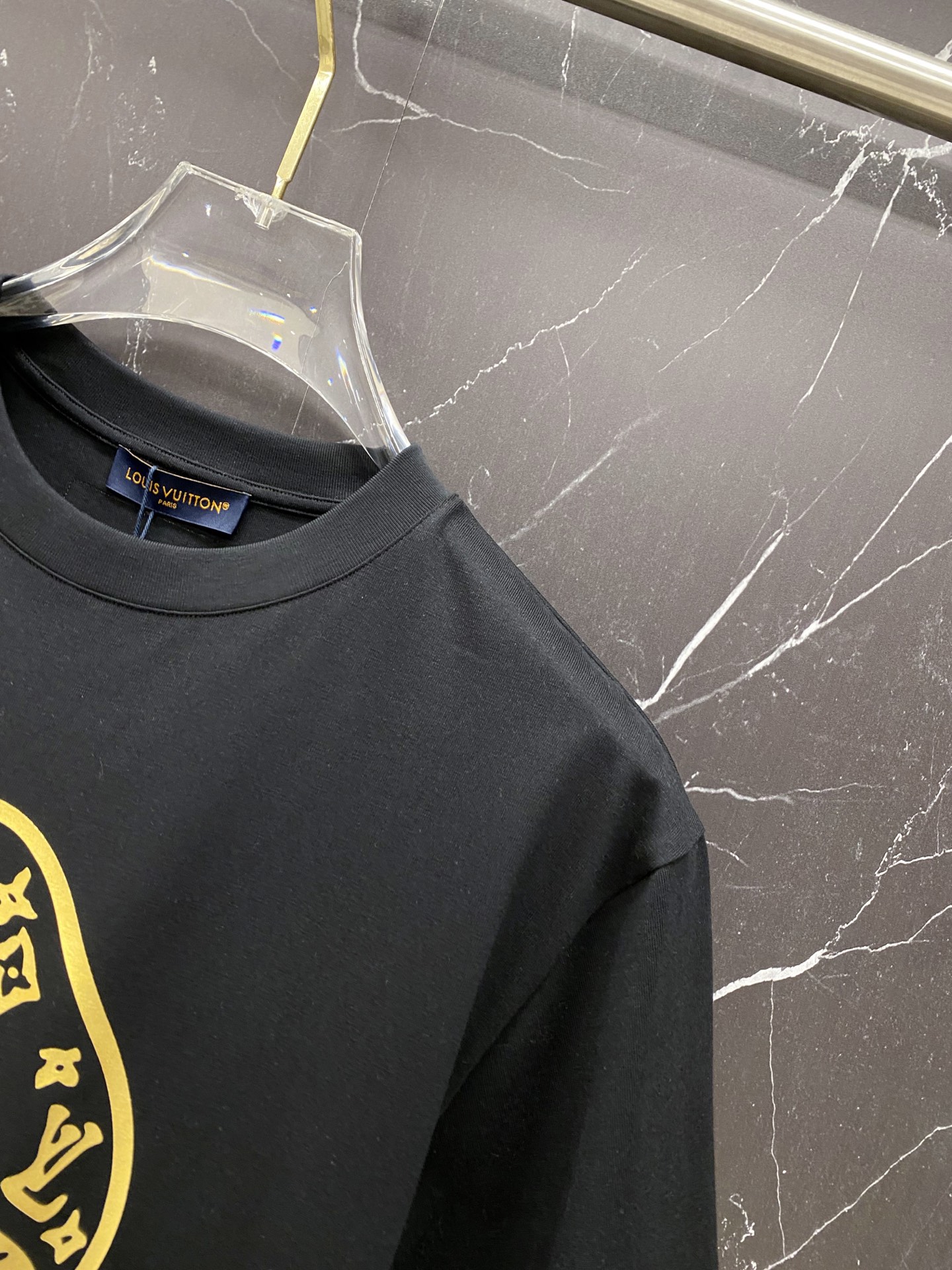 Louis Vuitton Basic Clothing Cotton Black S-l-xxl