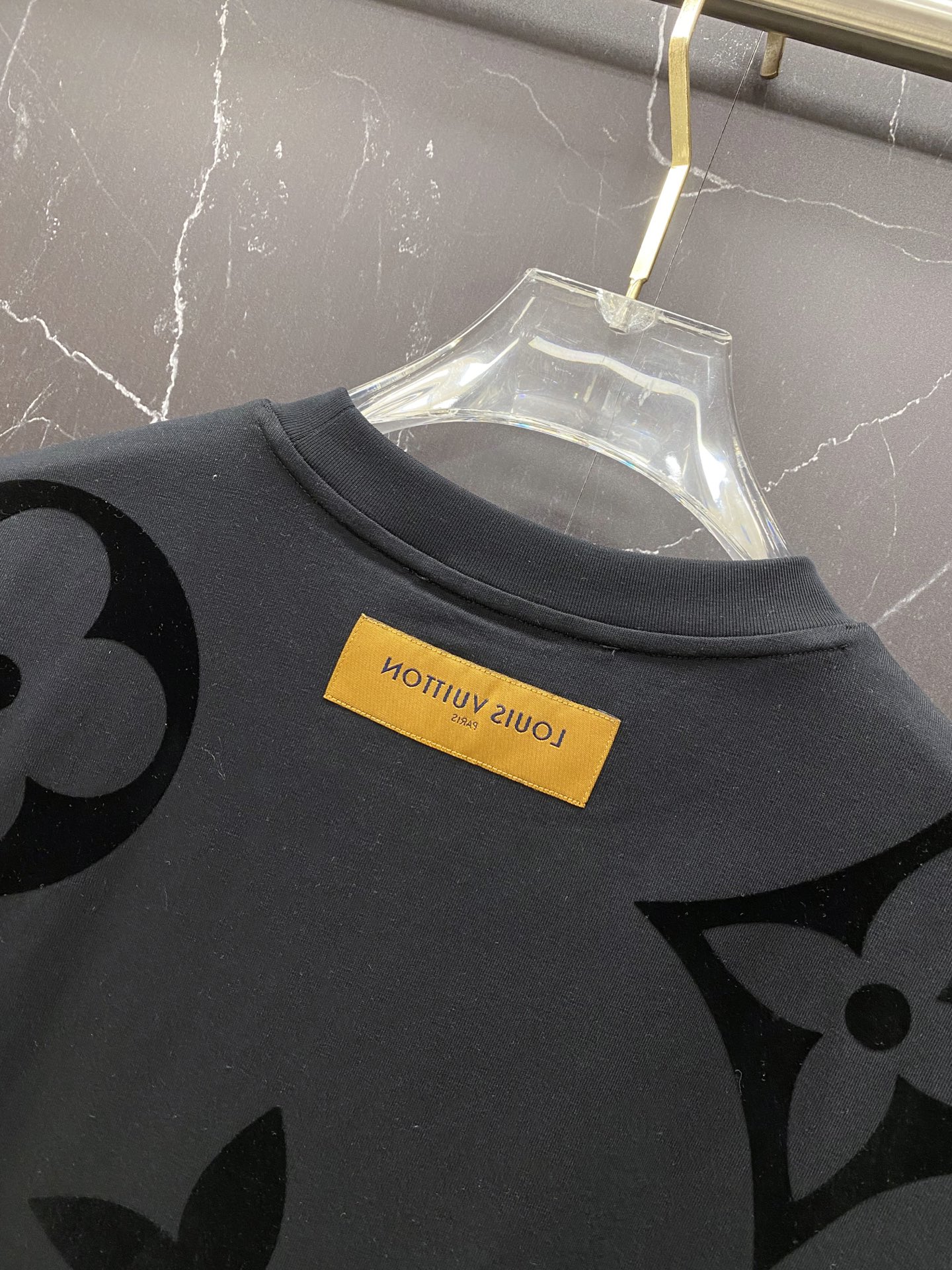 Louis Vuitton Basic Clothing Cotton Black S-l-xxl