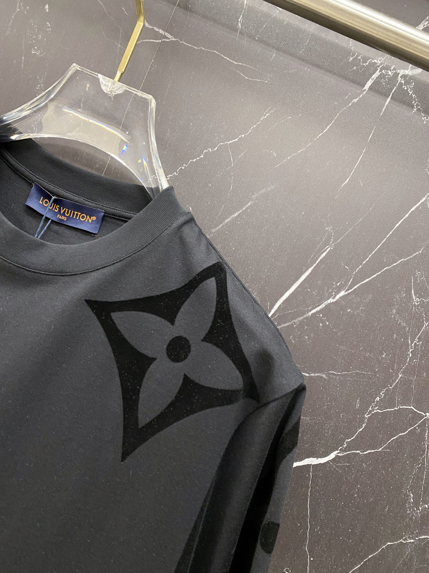 Louis Vuitton Basic Clothing Cotton Black S-l-xxl