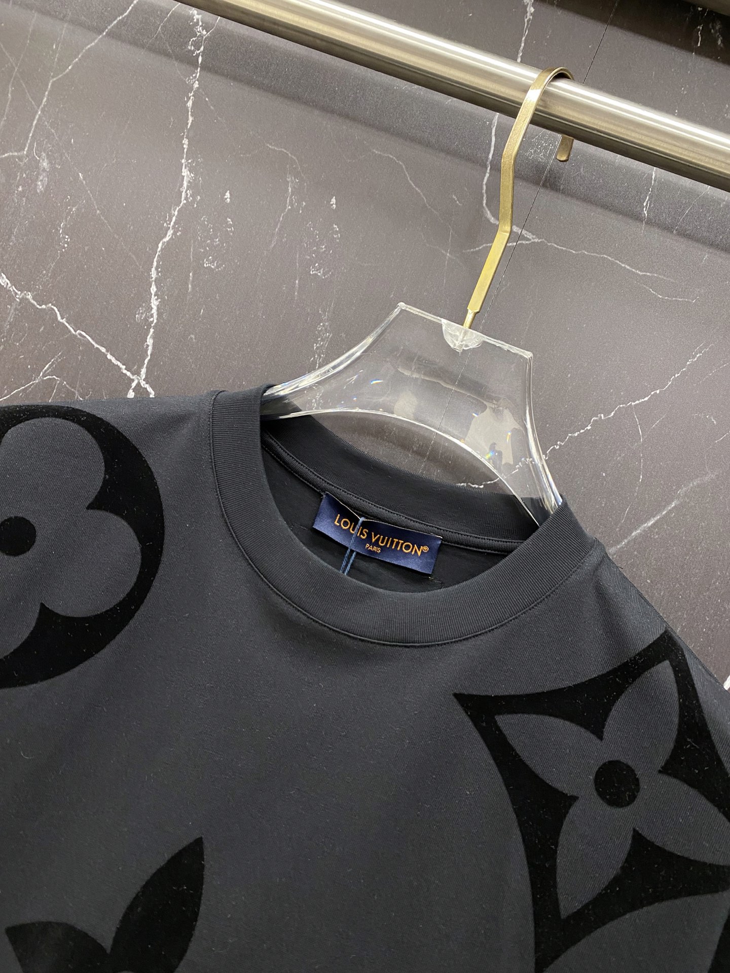 Louis Vuitton Basic Clothing Cotton Black S-l-xxl