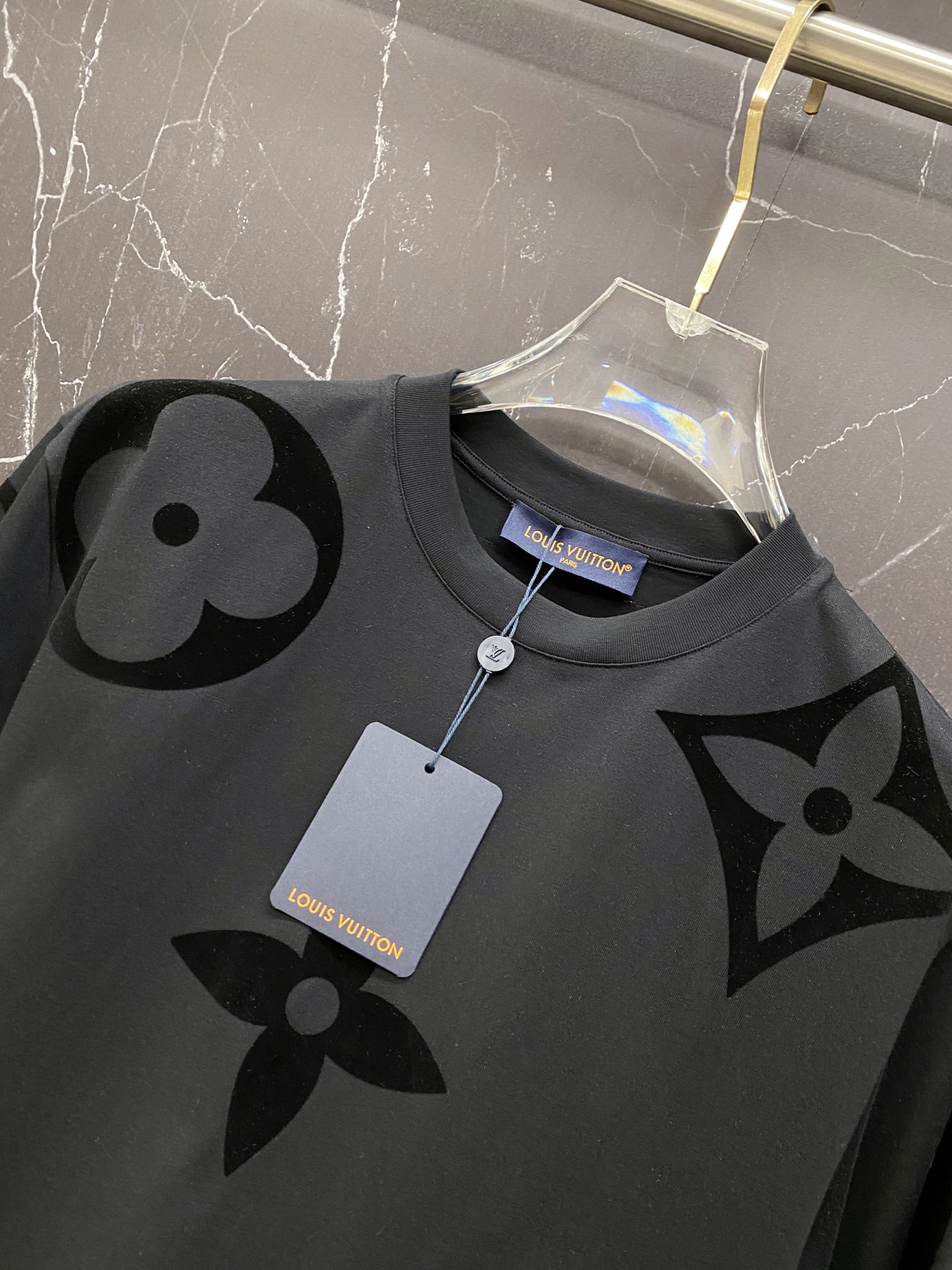 Louis Vuitton Basic Clothing Cotton Black S-l-xxl