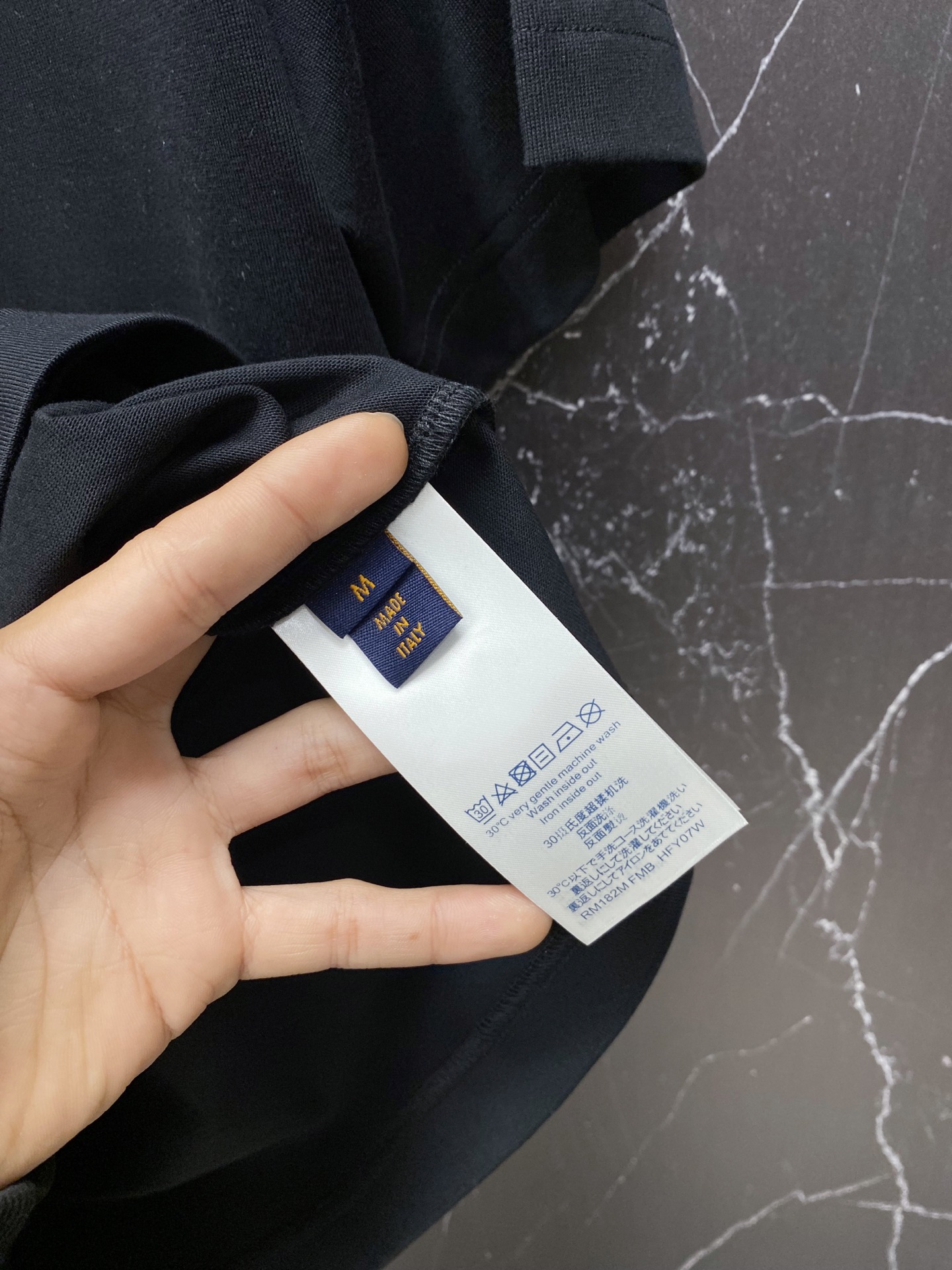 Louis Vuitton Basic Clothing Cotton Black S-l-xxl