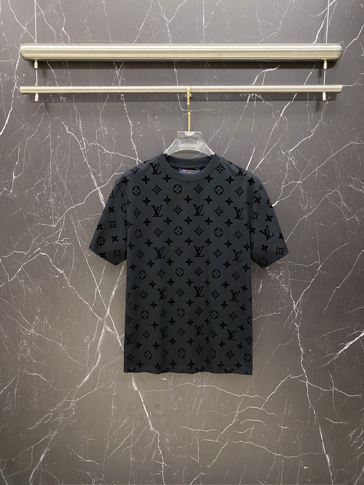 Louis Vuitton Basic Clothing Cotton Black S-l-xxl
