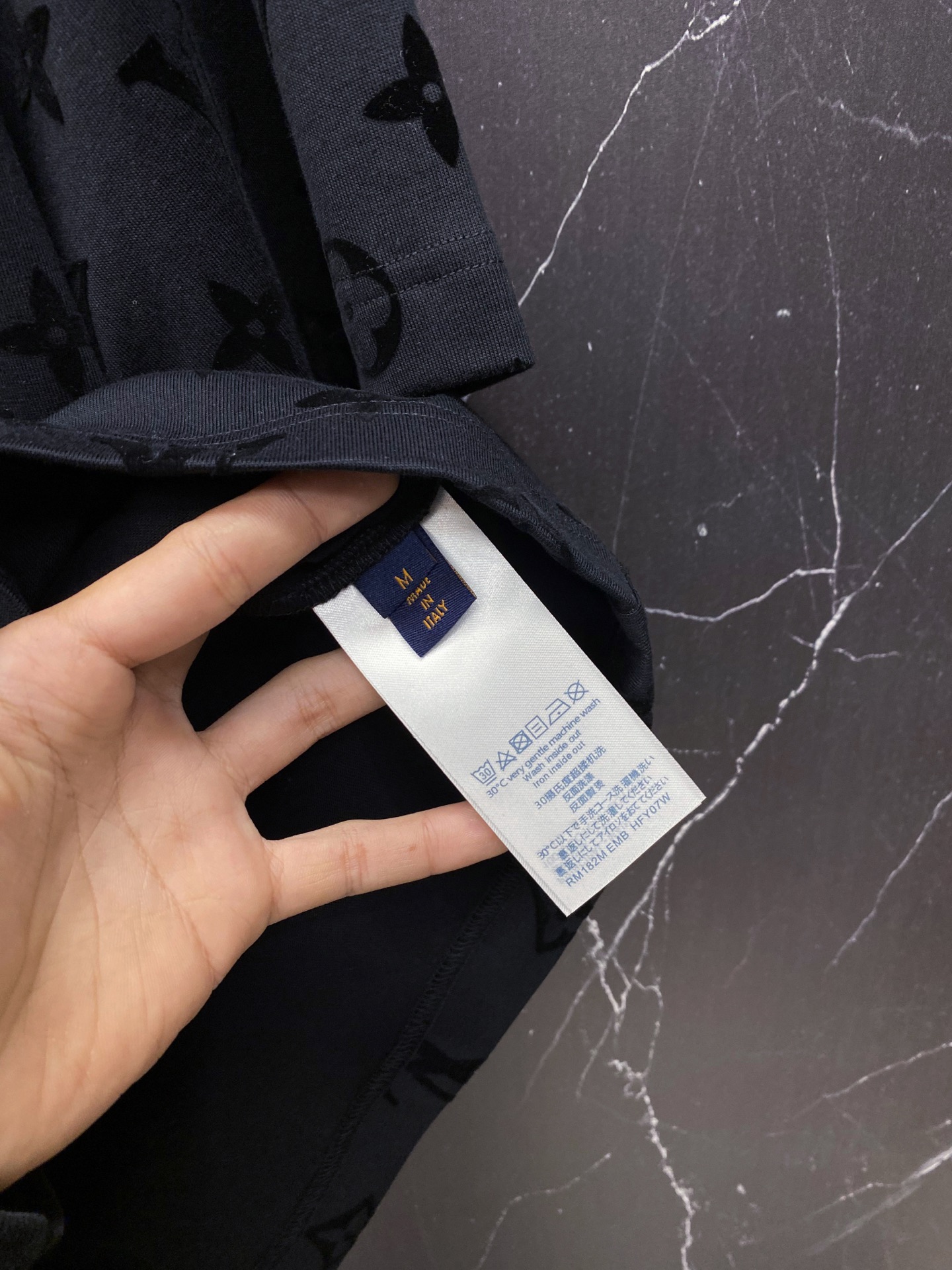 Louis Vuitton Basic Clothing Cotton Black S-l-xxl