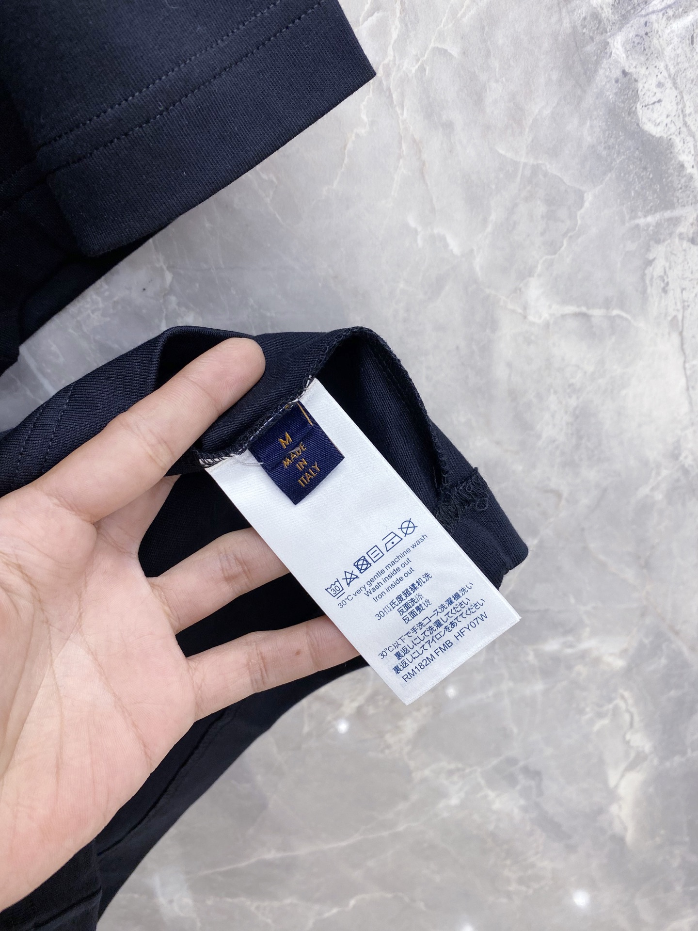 Louis Vuitton Basic Clothing Cotton Black S-l-xxl