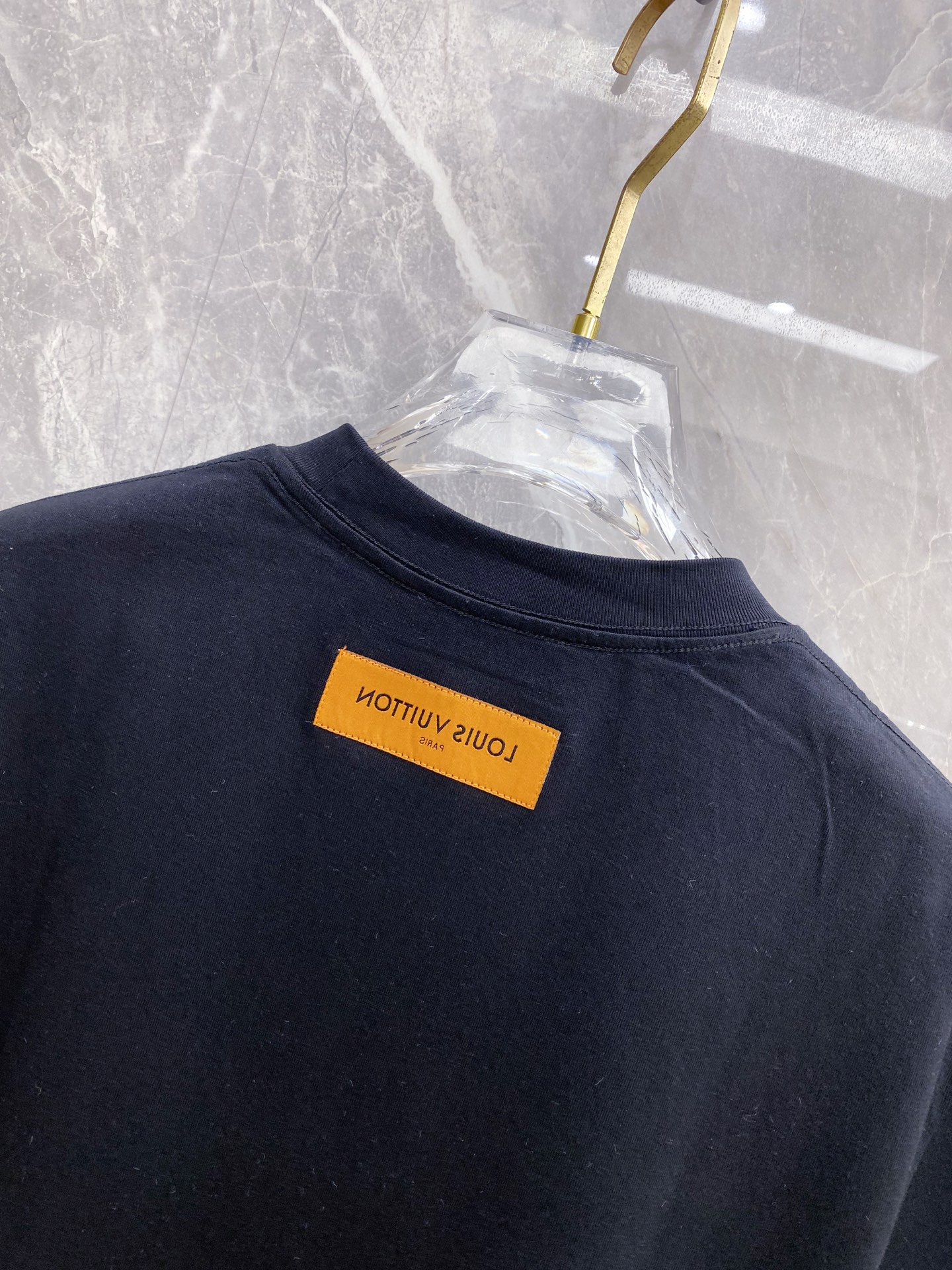 Louis Vuitton Basic Clothing Cotton Black S-l-xxl