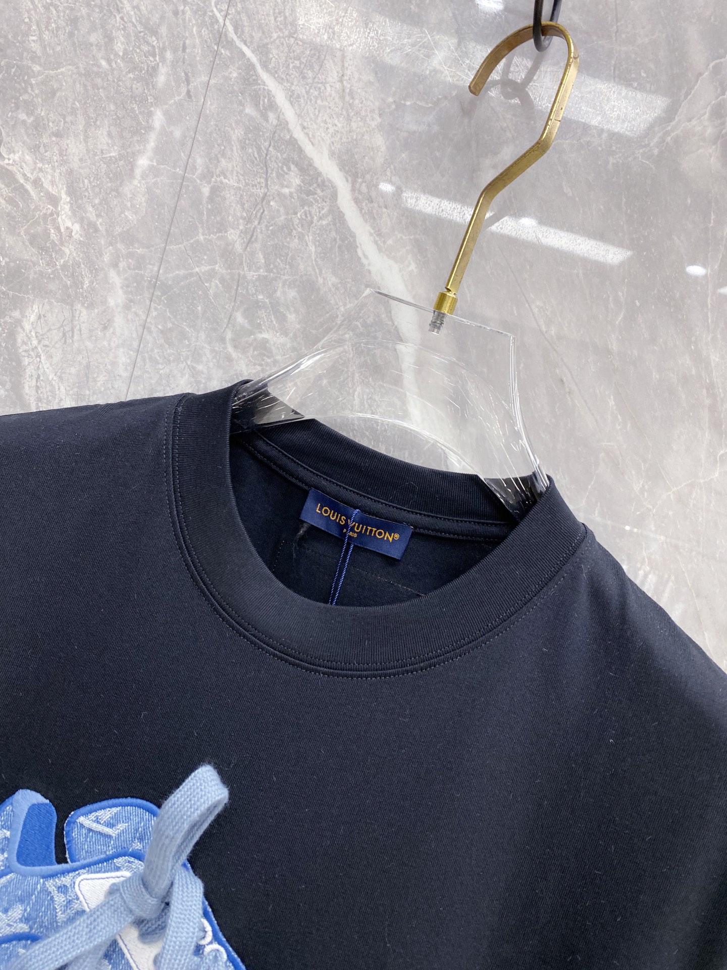 Louis Vuitton Basic Clothing Cotton Black S-l-xxl