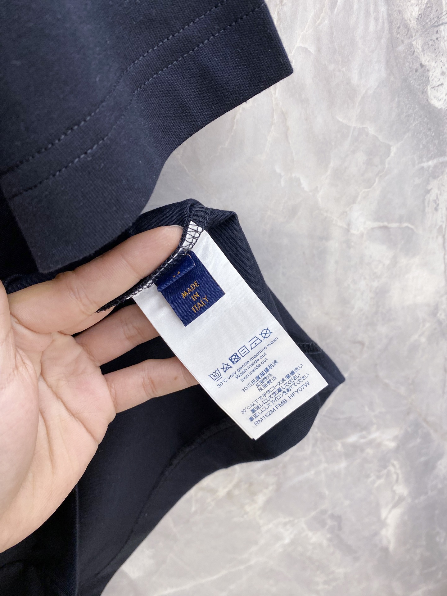 Louis Vuitton Basic Clothing Cotton Black S-l-xxl