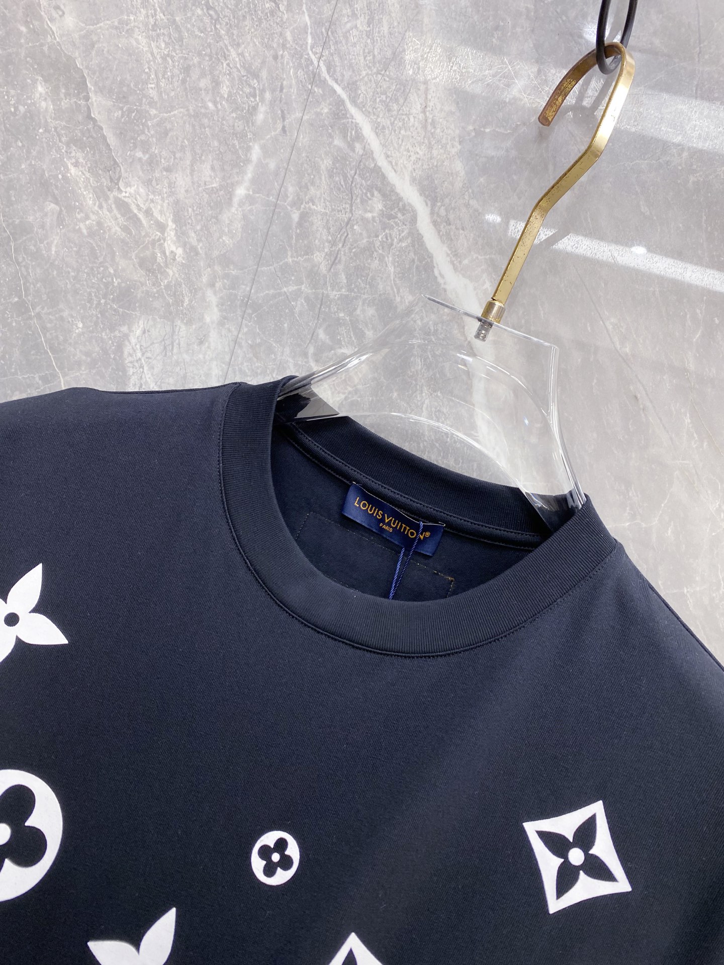 Louis Vuitton Basic Clothing Cotton Black S-l-xxl