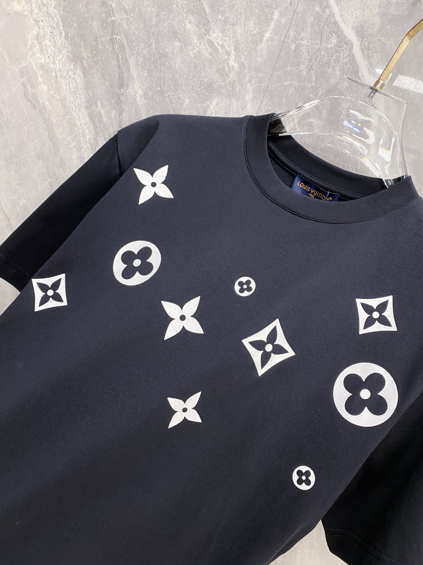 Louis Vuitton Basic Clothing Cotton Black S-l-xxl