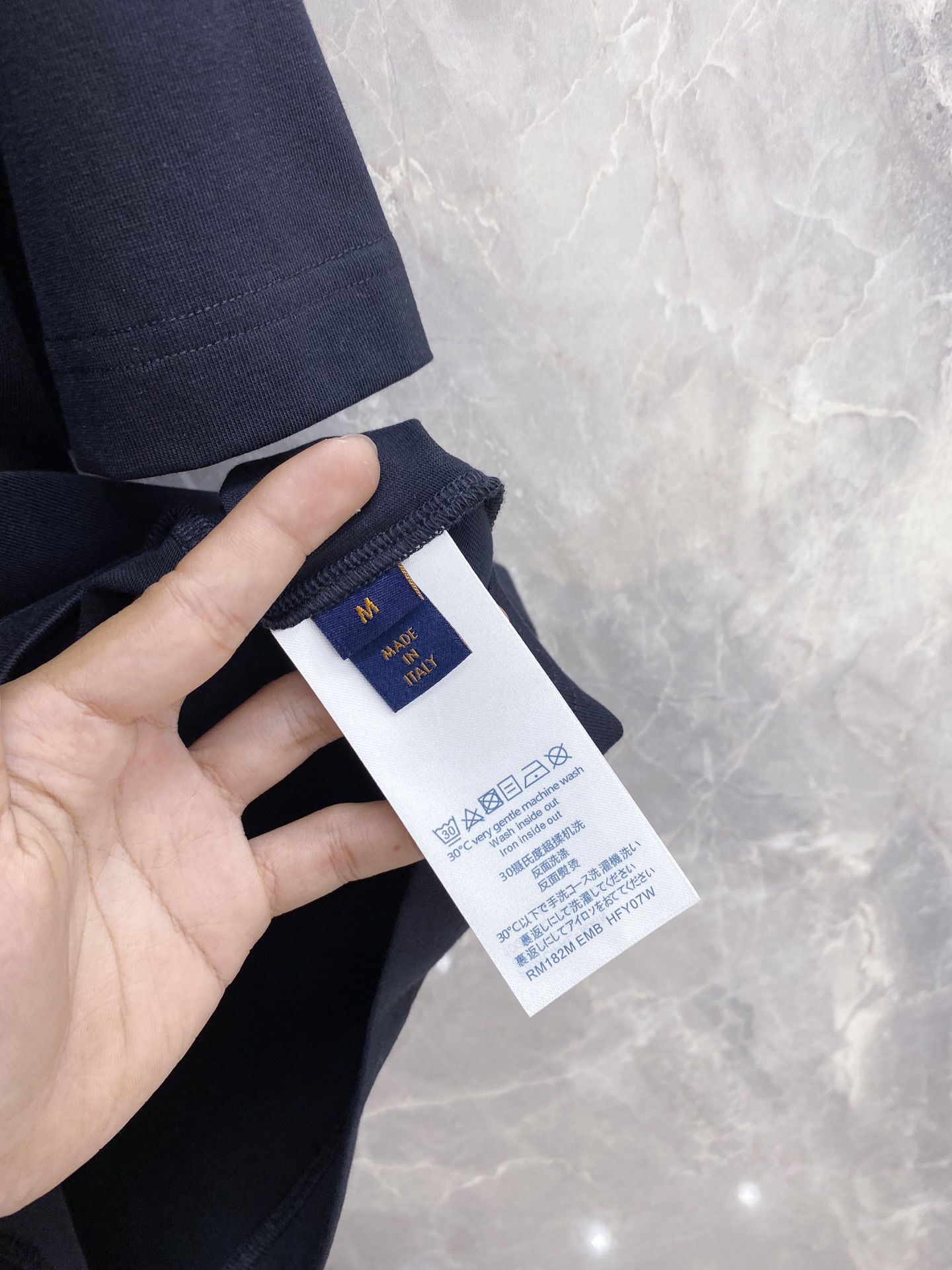 Louis Vuitton Basic Clothing Cotton Black S-l-xxl