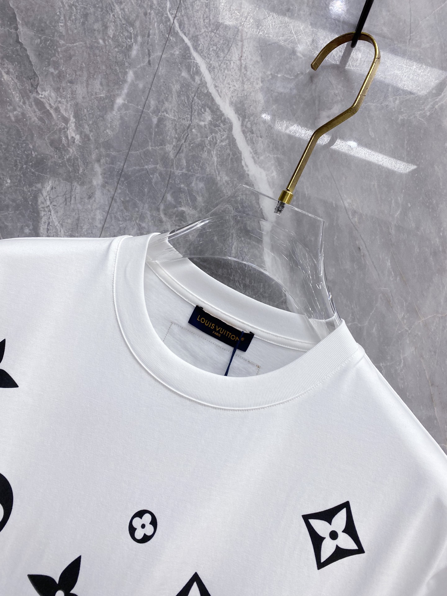 Louis Vuitton Basic Clothing Cotton Black S-l-xxl