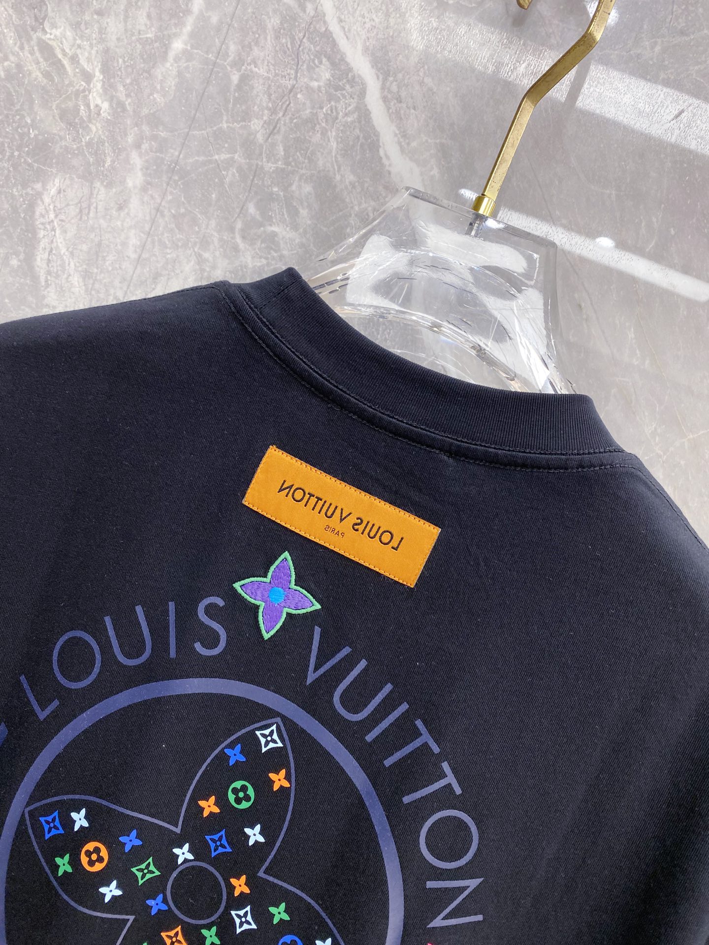 Louis Vuitton Basic Clothing Cotton Black S-l-xxl