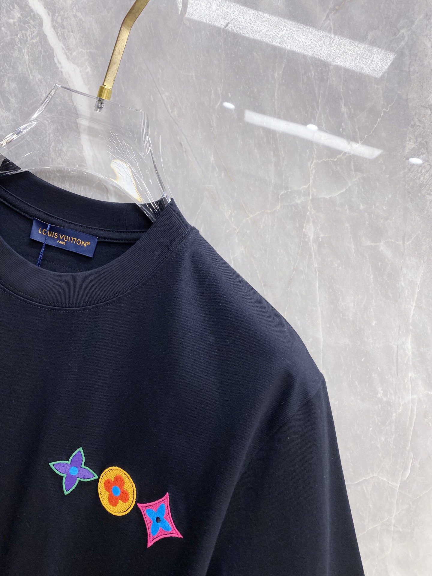 Louis Vuitton Basic Clothing Cotton Black S-l-xxl