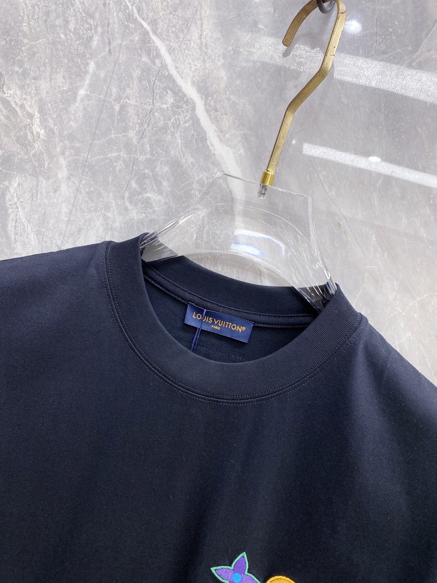 Louis Vuitton Basic Clothing Cotton Black S-l-xxl