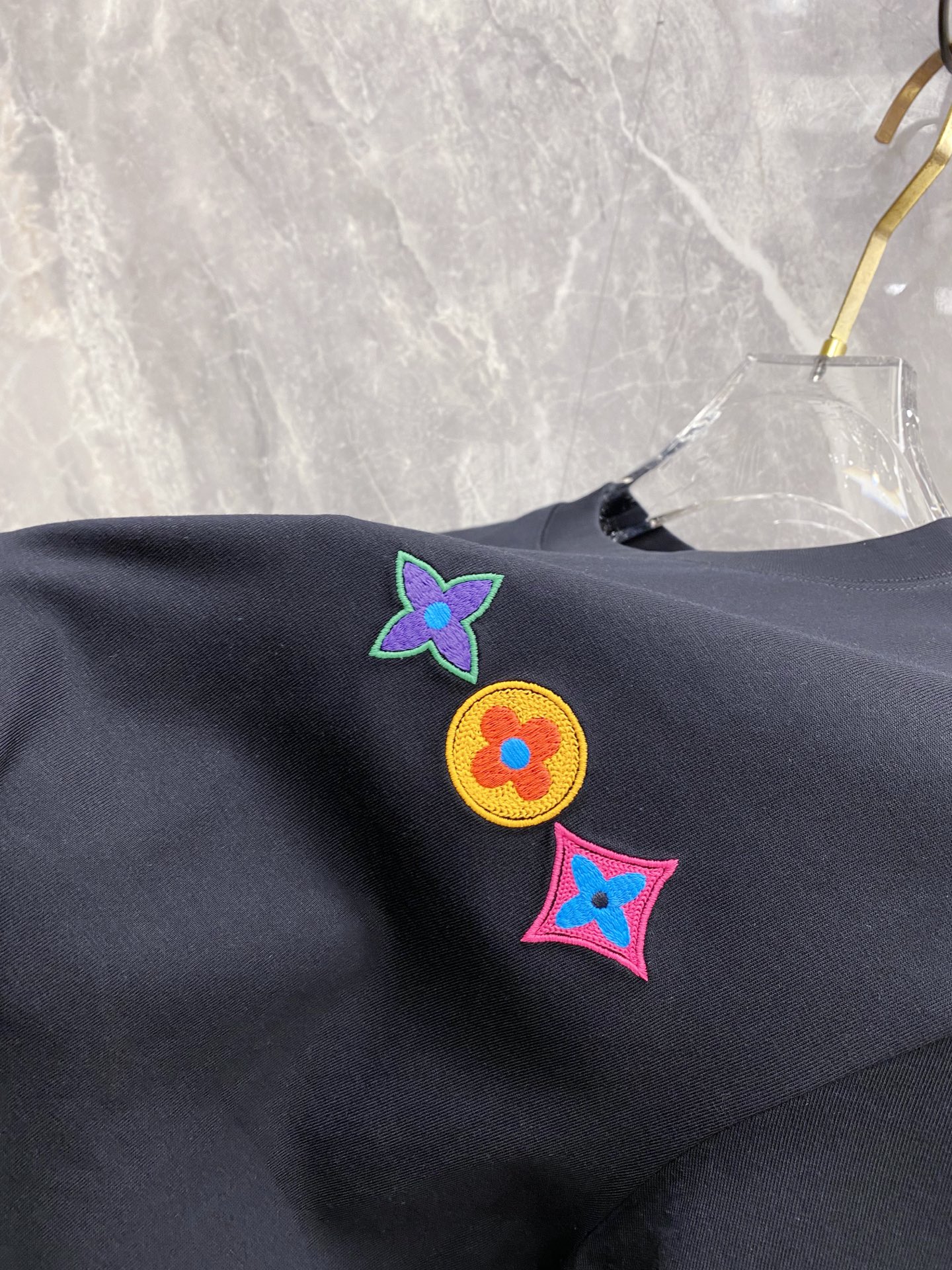 Louis Vuitton Basic Clothing Cotton Black S-l-xxl