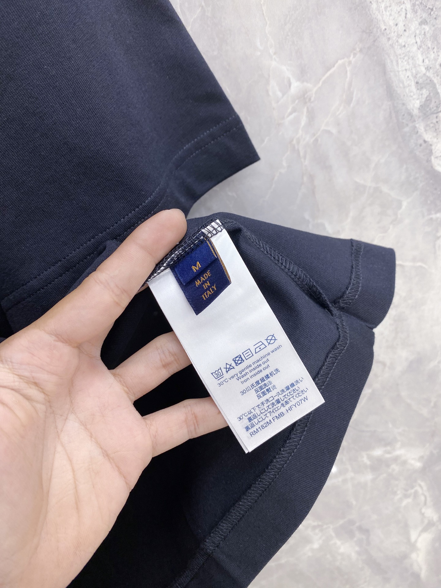 Louis Vuitton Basic Clothing Cotton Black S-l-xxl