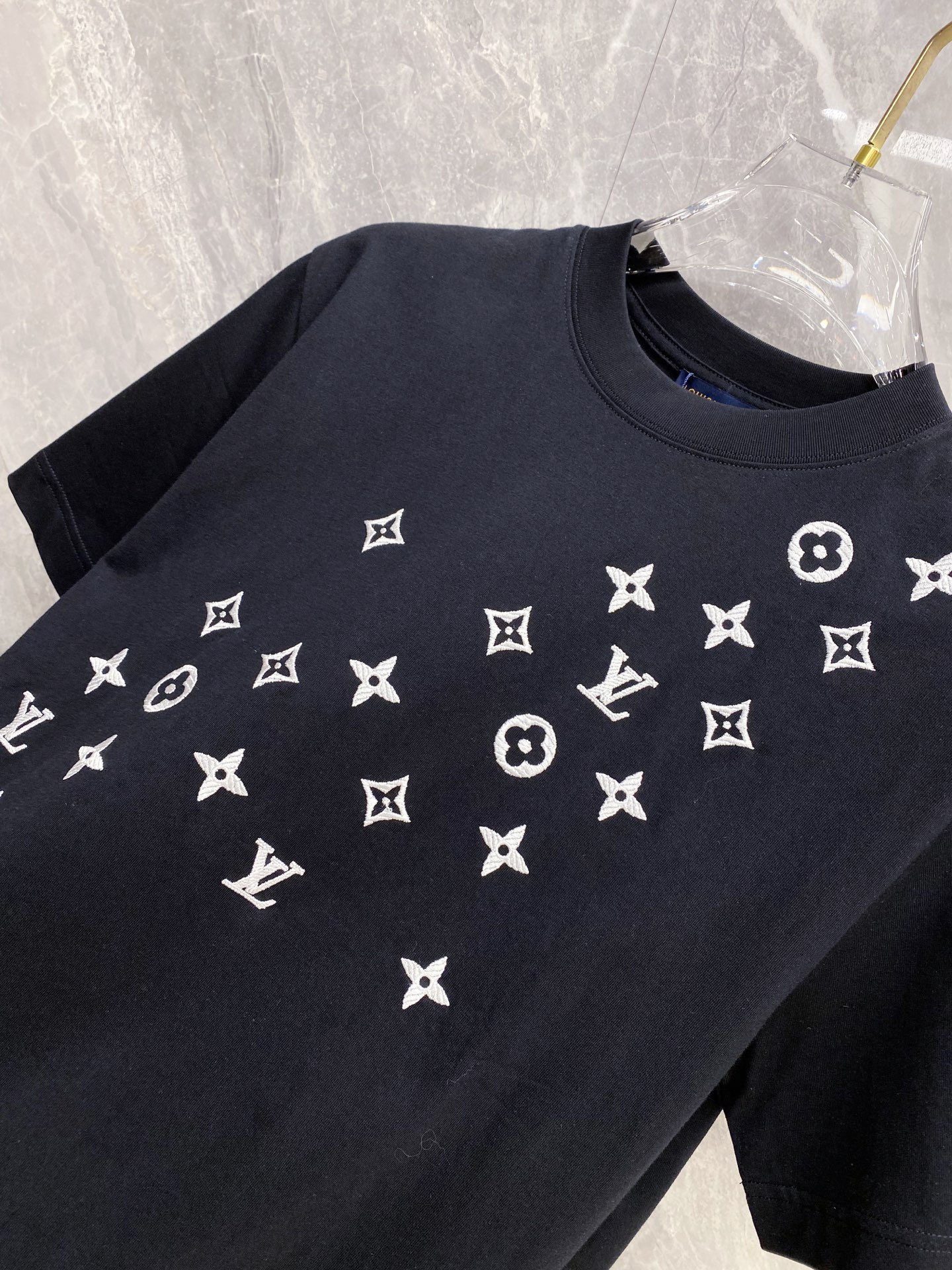 Louis Vuitton Basic Clothing Cotton Black S-l-xxl