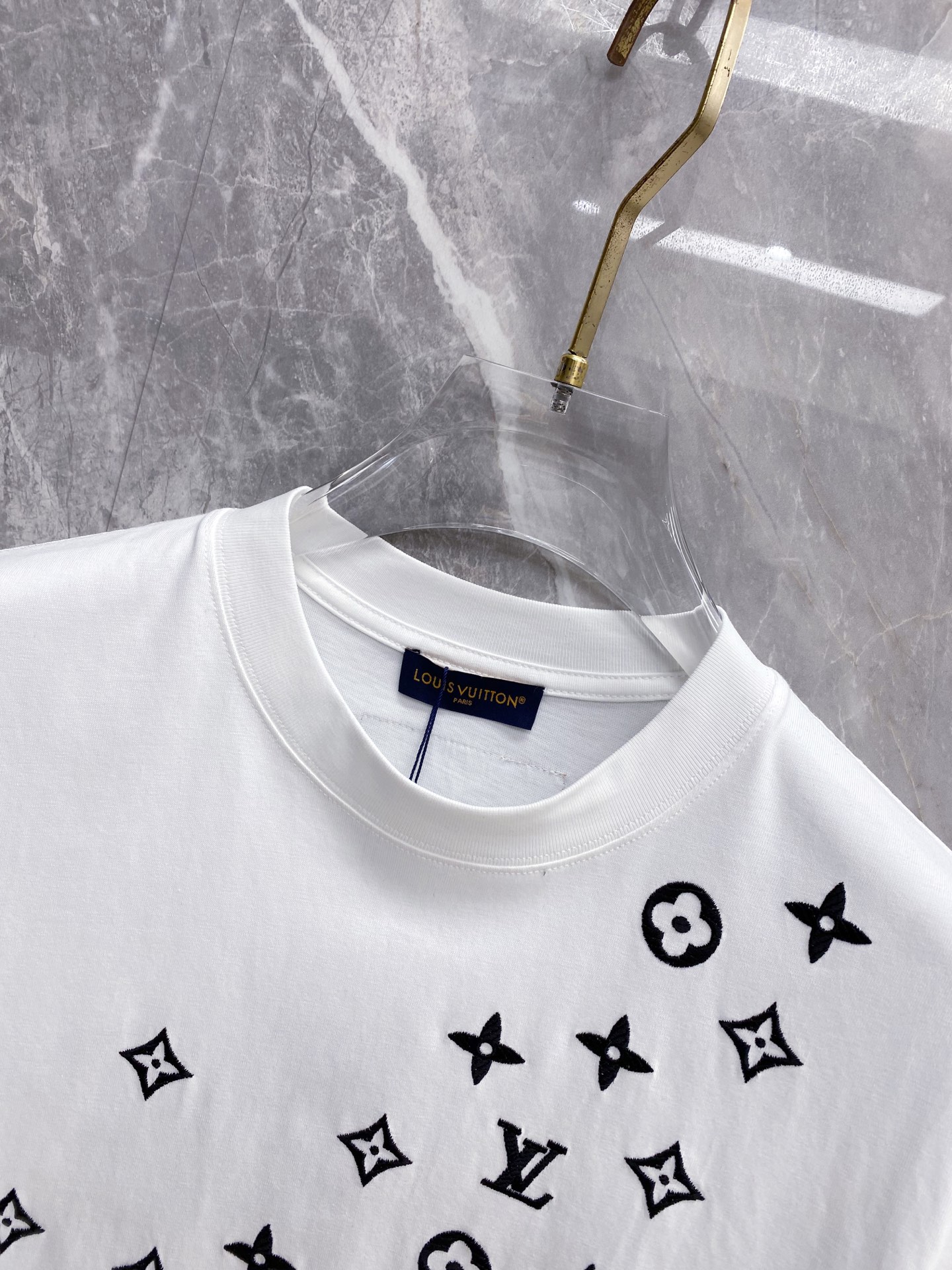 Louis Vuitton Basic Clothing Cotton Black S-l-xxl