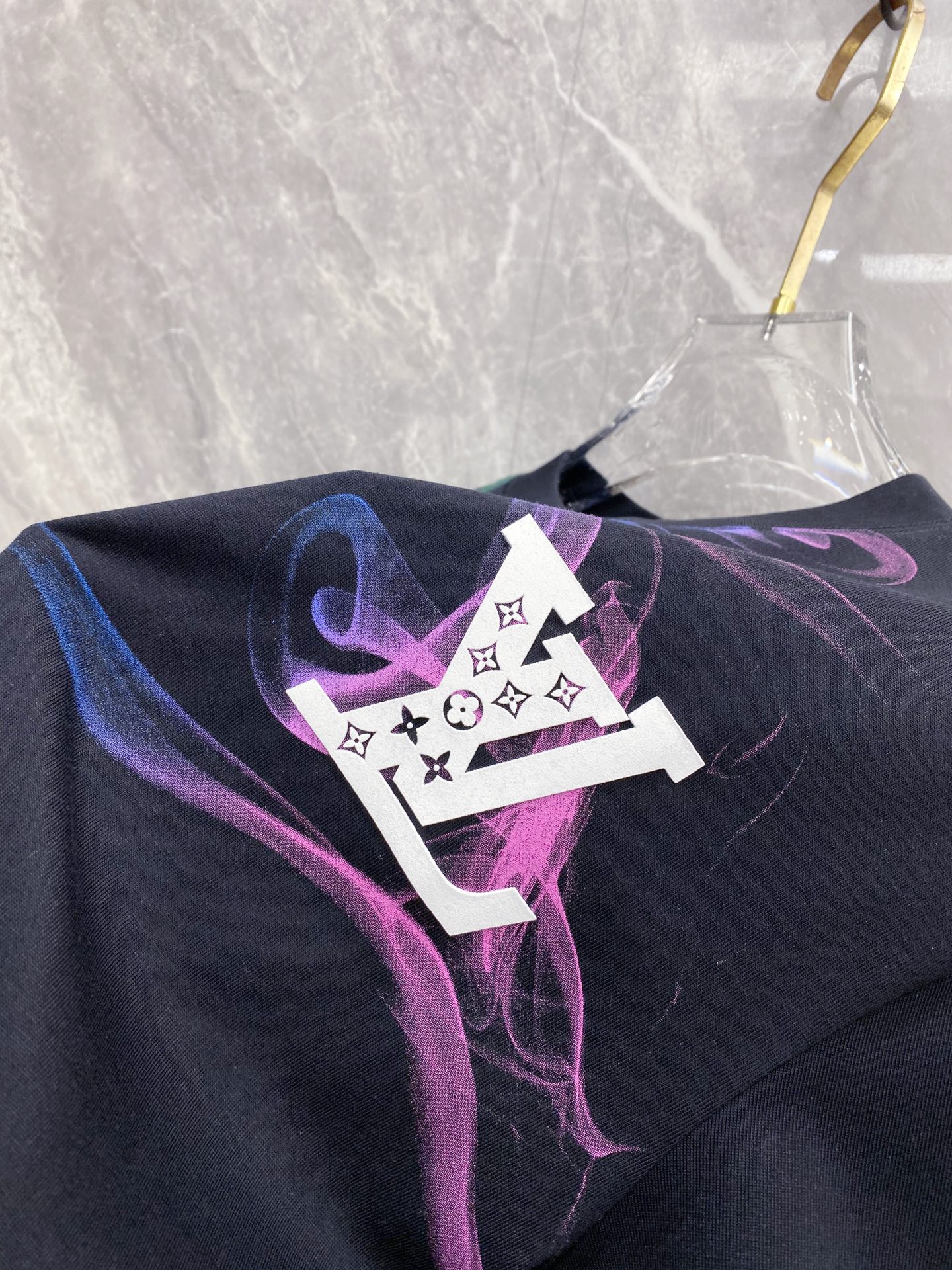 Louis Vuitton Basic Clothing Cotton Black S-l-xxl