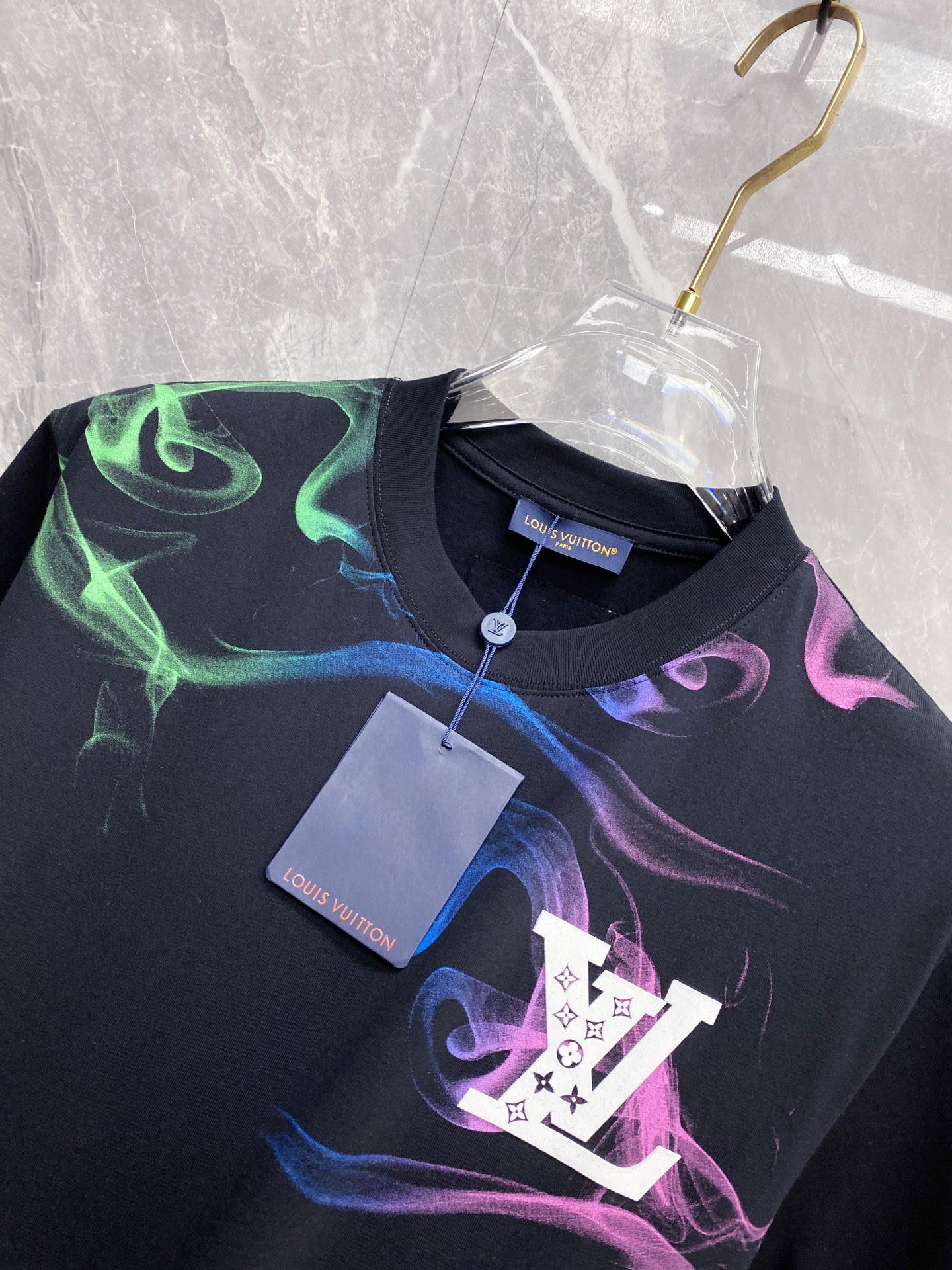 Louis Vuitton Basic Clothing Cotton Black S-l-xxl