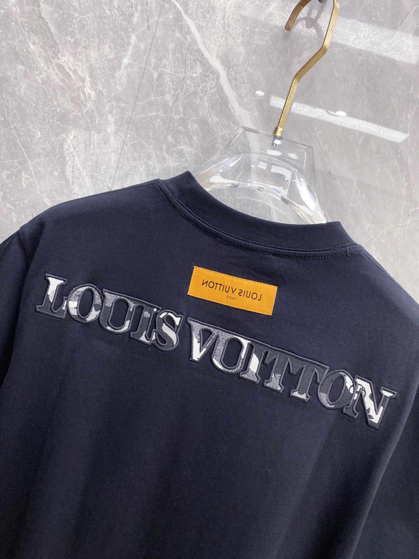 Louis Vuitton Basic Clothing Cotton Black S-l-xxl