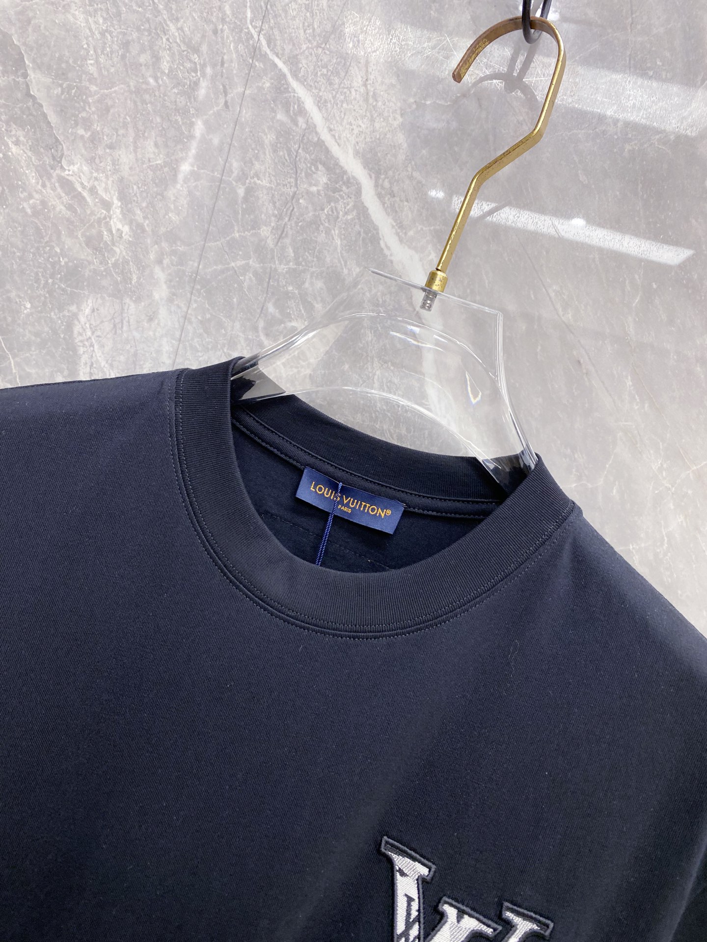 Louis Vuitton Basic Clothing Cotton Black S-l-xxl